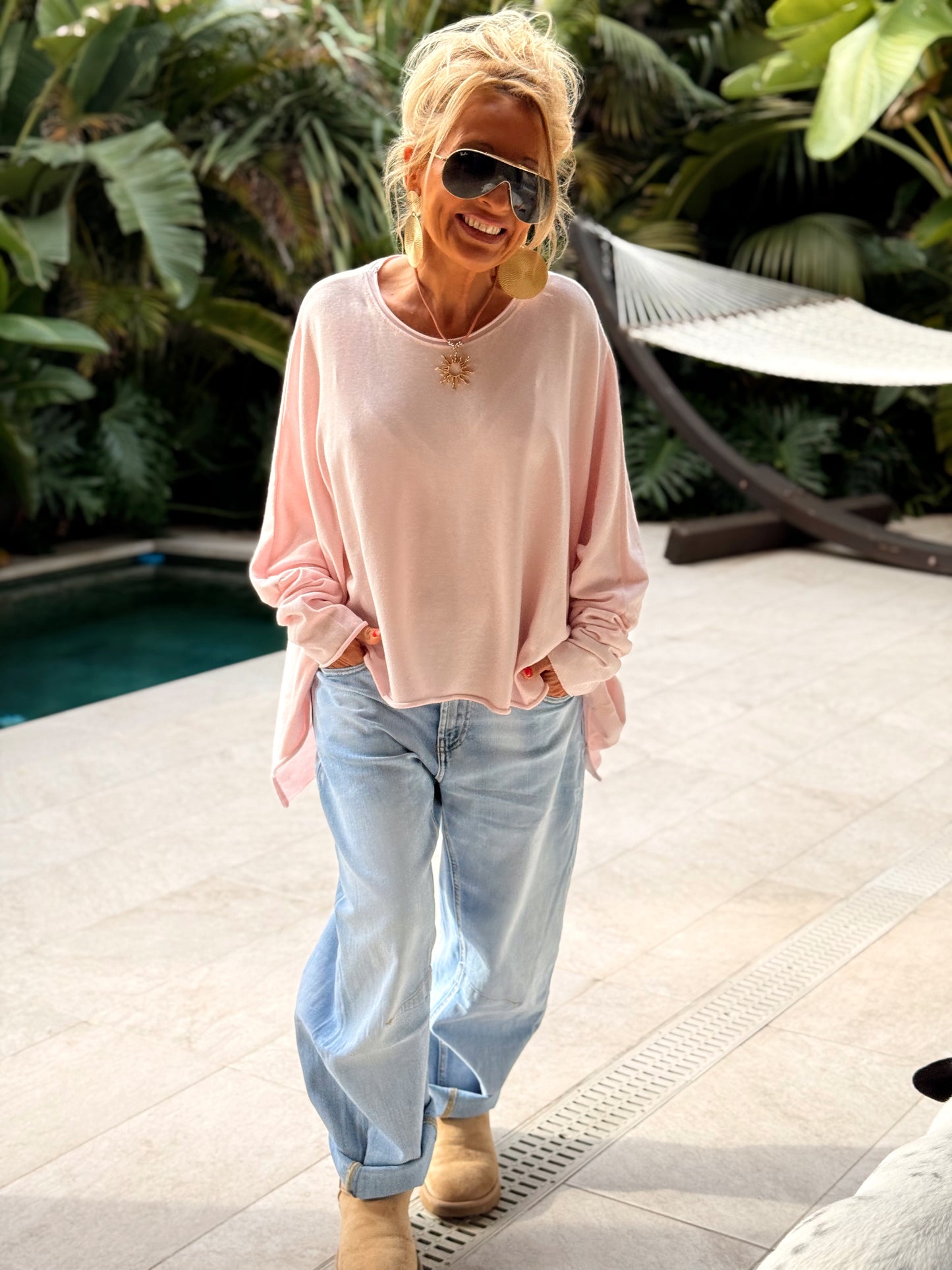 CAMISETA DESGASTADA SUPER OVERSIZE DANI MULTICOLOR