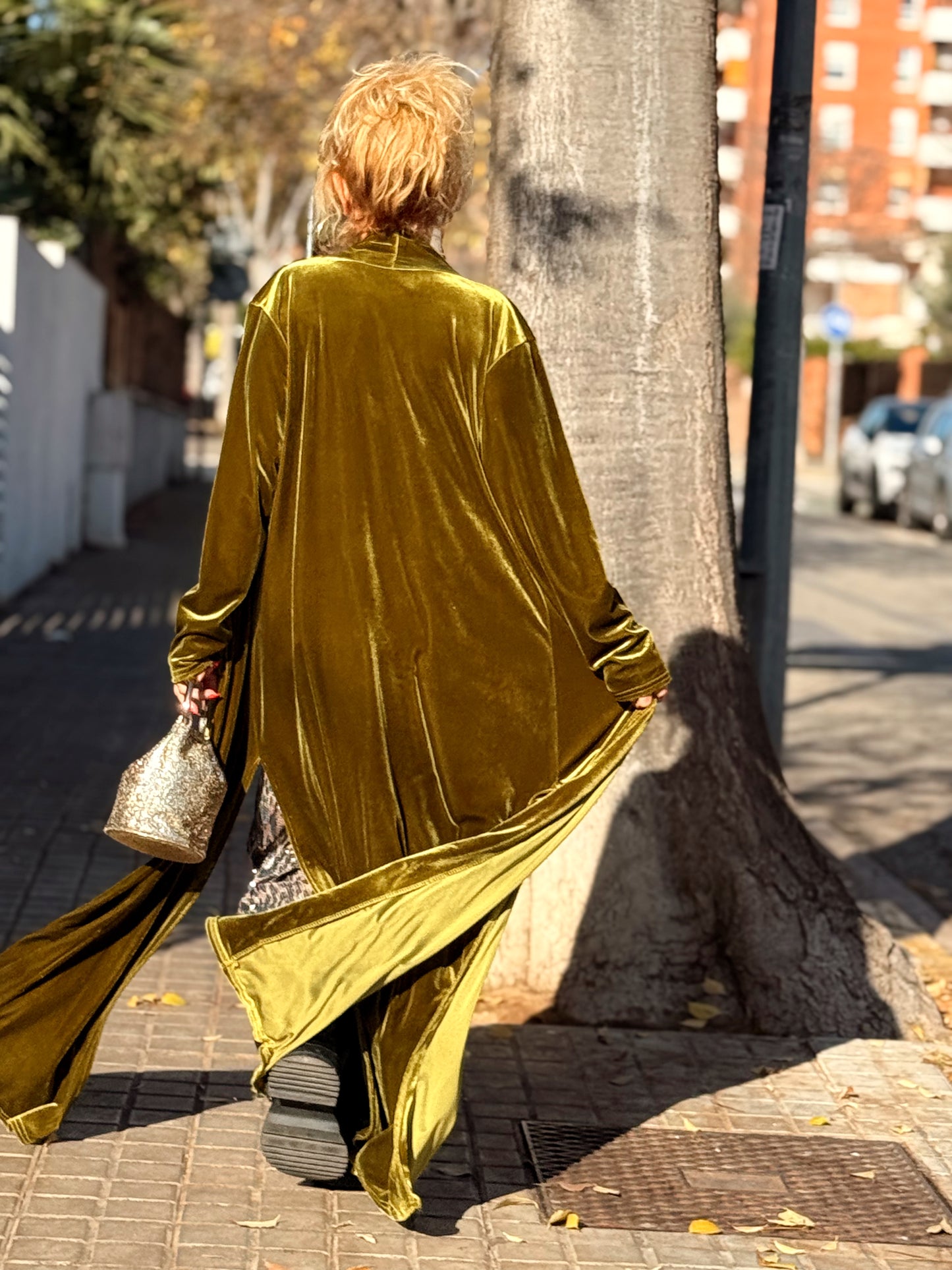 KIMONO LARGO OVERSIZE TERCIOPELO MULTICOLOR