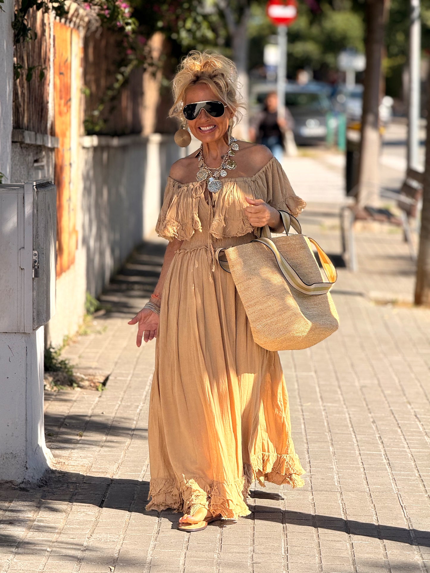 VESTIDO BOHO MULTICOLOR