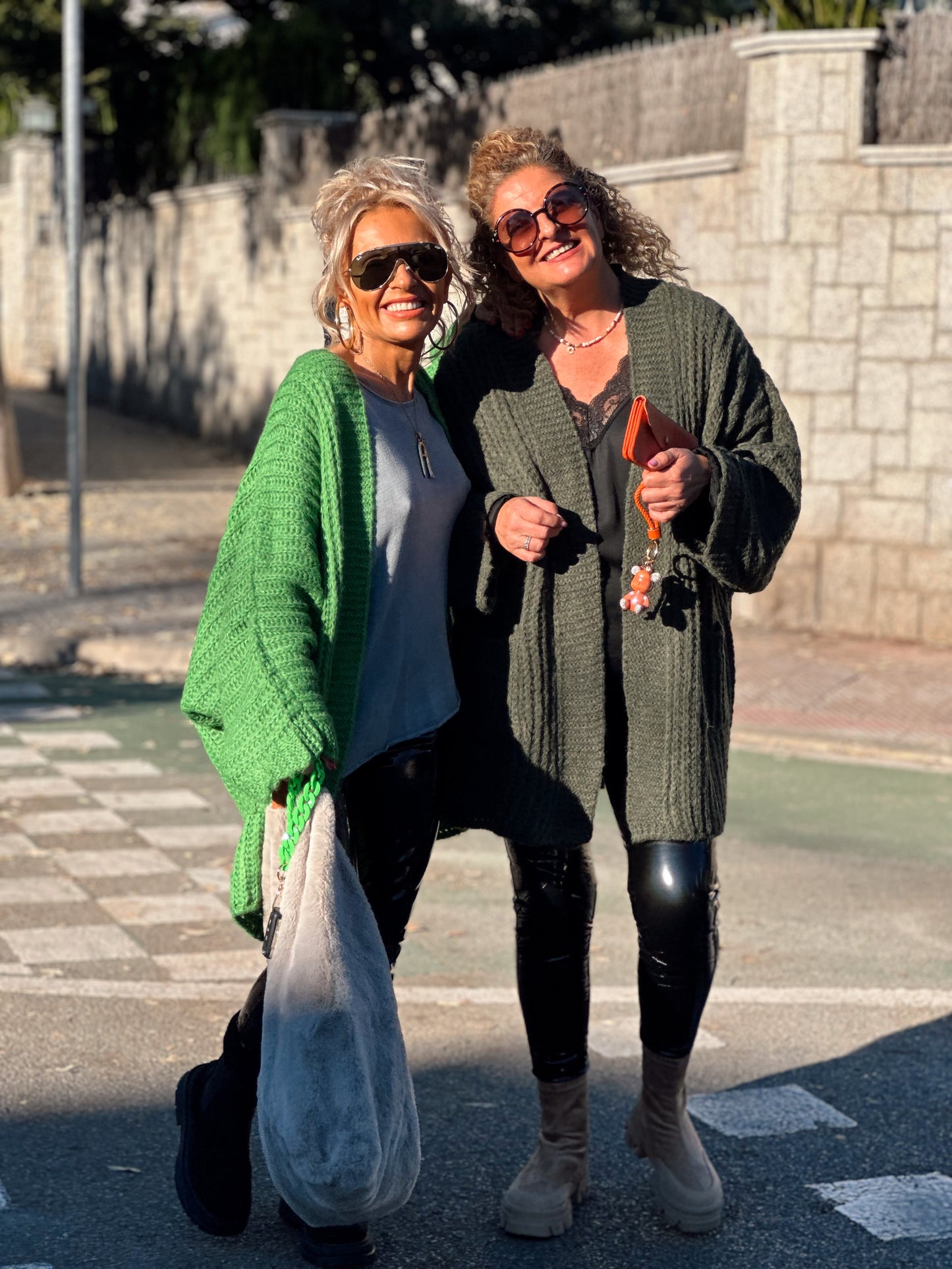 CHAQUETA DE PUNTO NATALIA KAKI