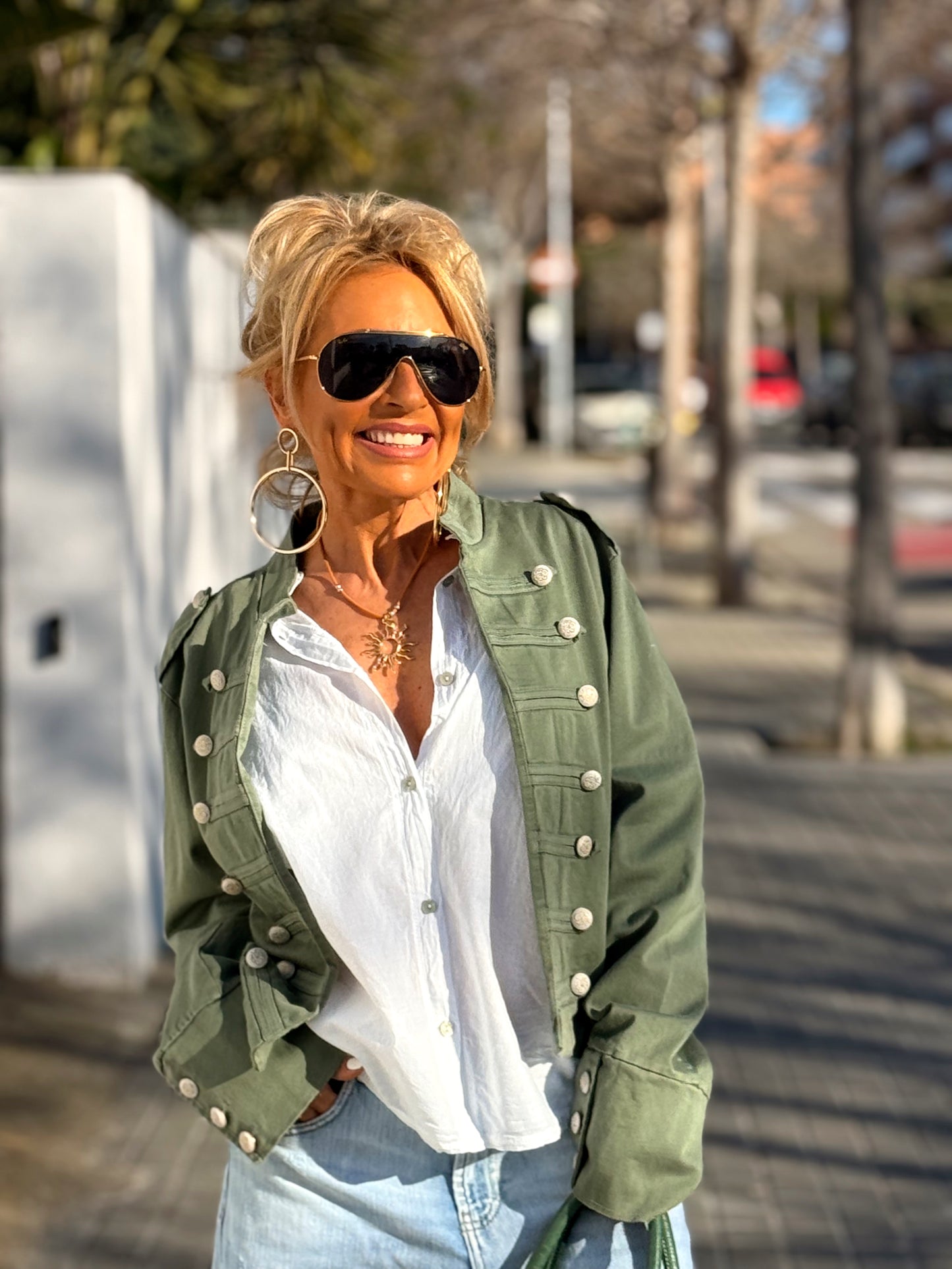 CHAQUETA CORTA COLONIAL MULTICOLOR