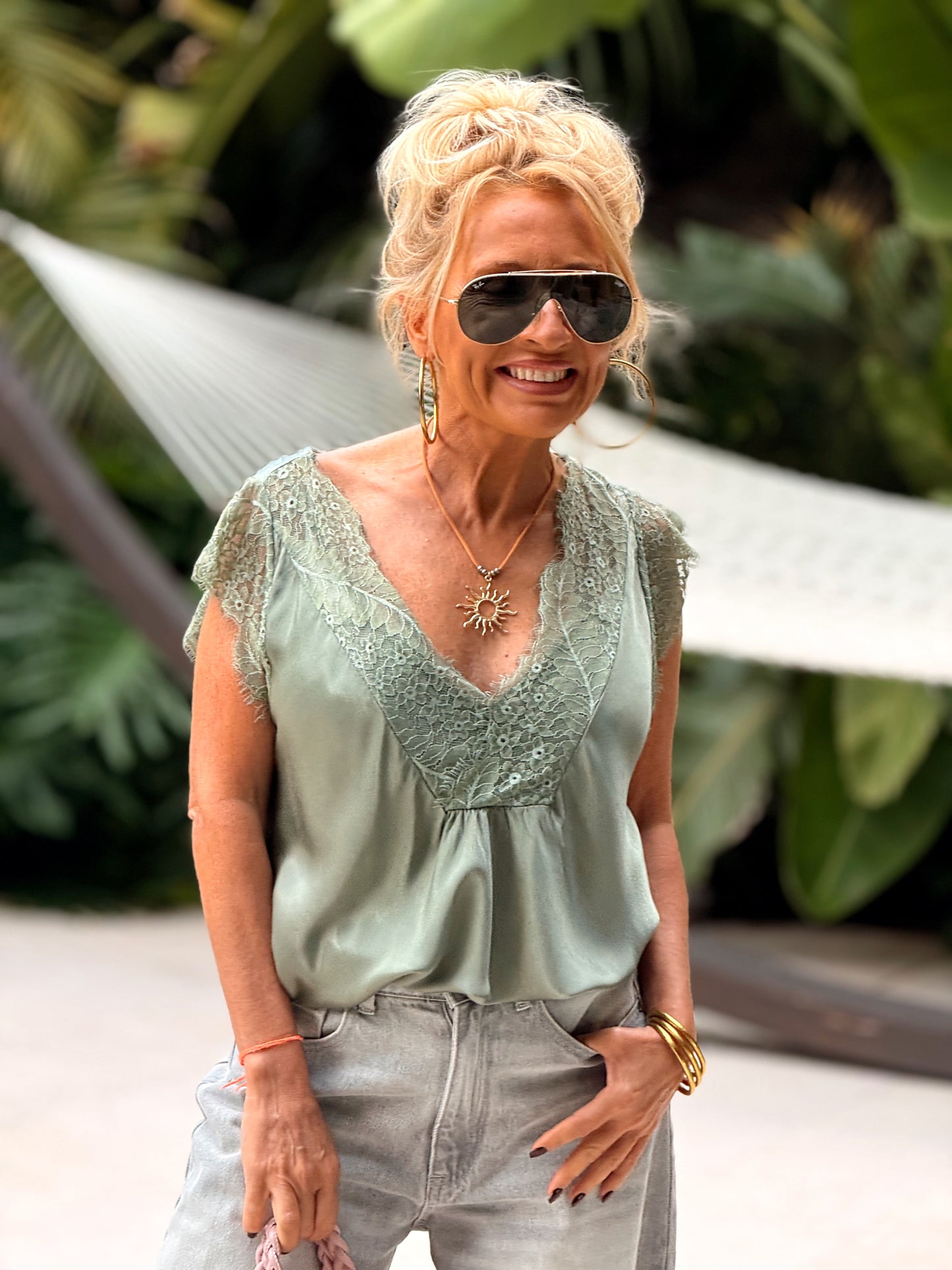 TOP LENCERO OVERSIZE STELLA MULTICOLOR