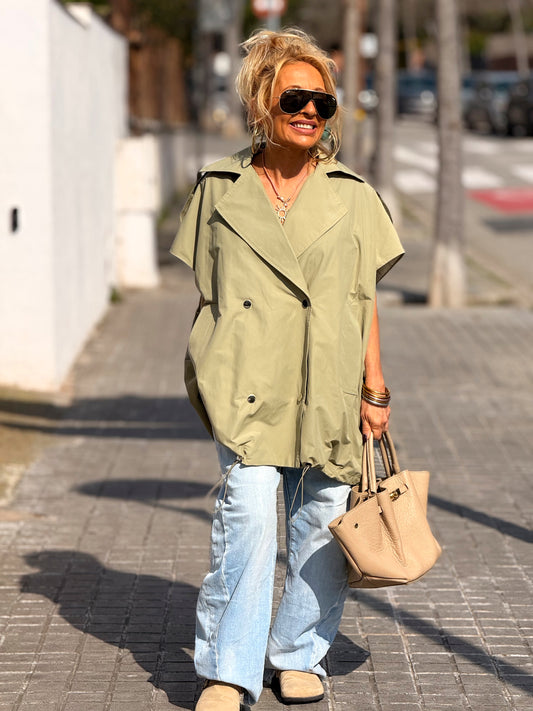 TRENCH OVERSIZE ELOWEN MULTICOLOR