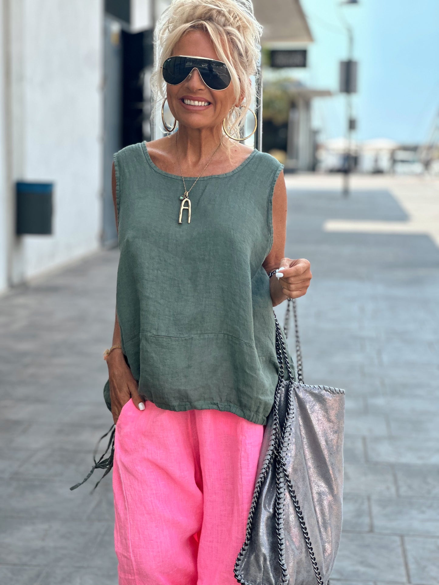 BLUSA LINO ARTHUR MULTICOLOR