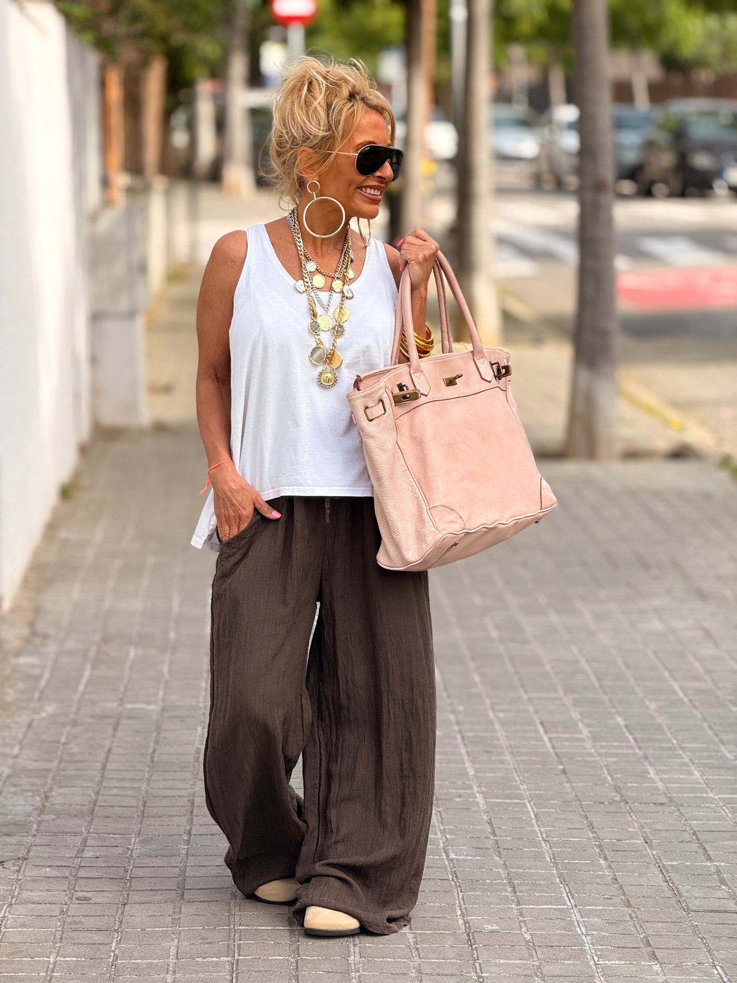 PANTALON RAYAS MULTICOLOR