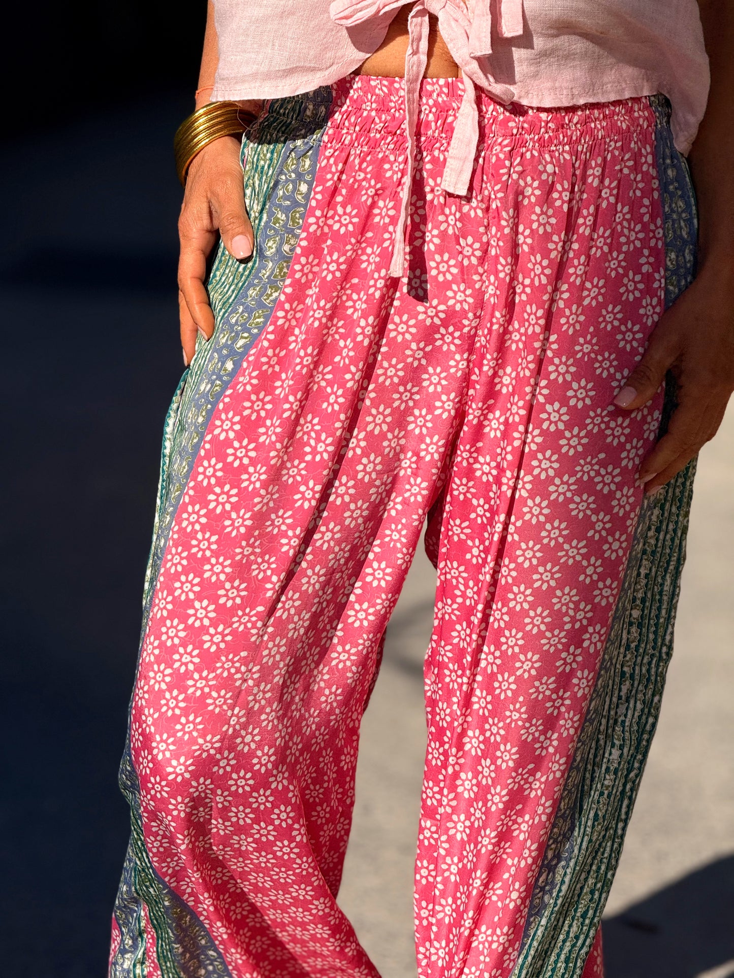 PANTALON HIPPIE CHIC ESTAMPADO MULTICOLOR