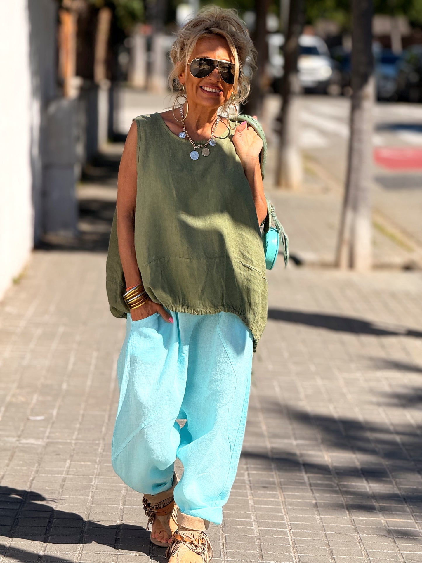 BLUSA LINO ARTHUR MULTICOLOR