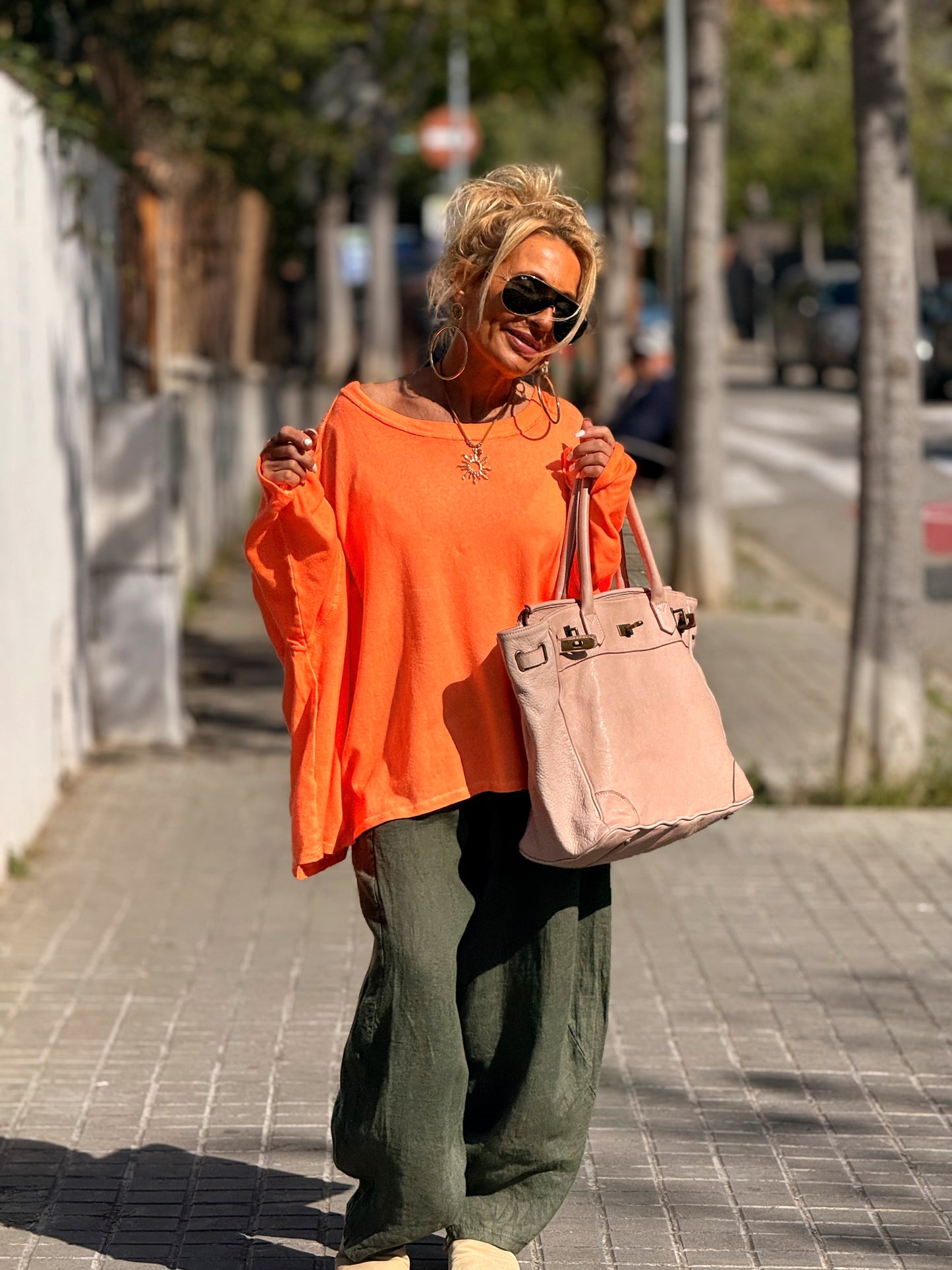 CAMISETA SUPER OVERSIZE SHILA NÉON MULTICOLOR