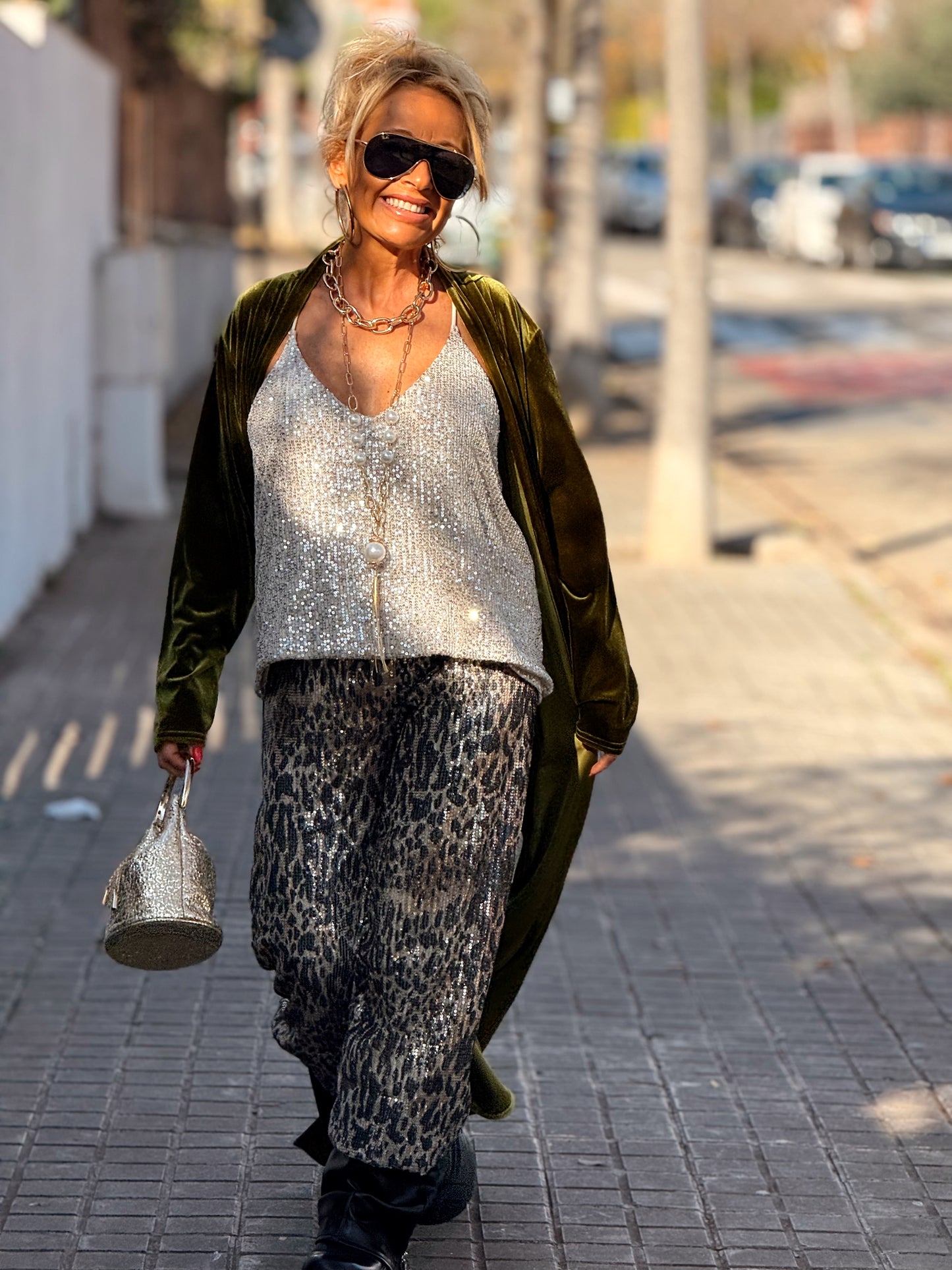 KIMONO LARGO OVERSIZE TERCIOPELO MULTICOLOR