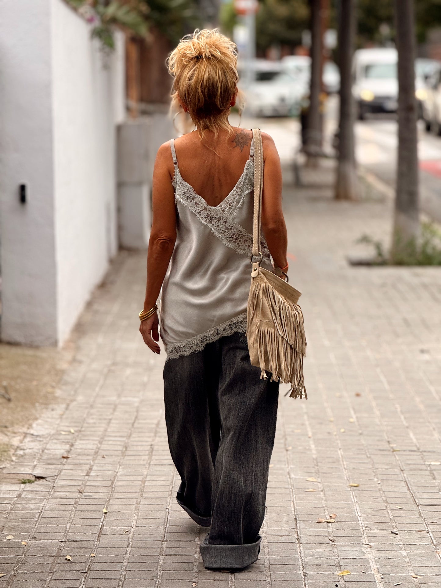 TOP LENCERO ASIMETRICO PAULINE MULTICOLOR