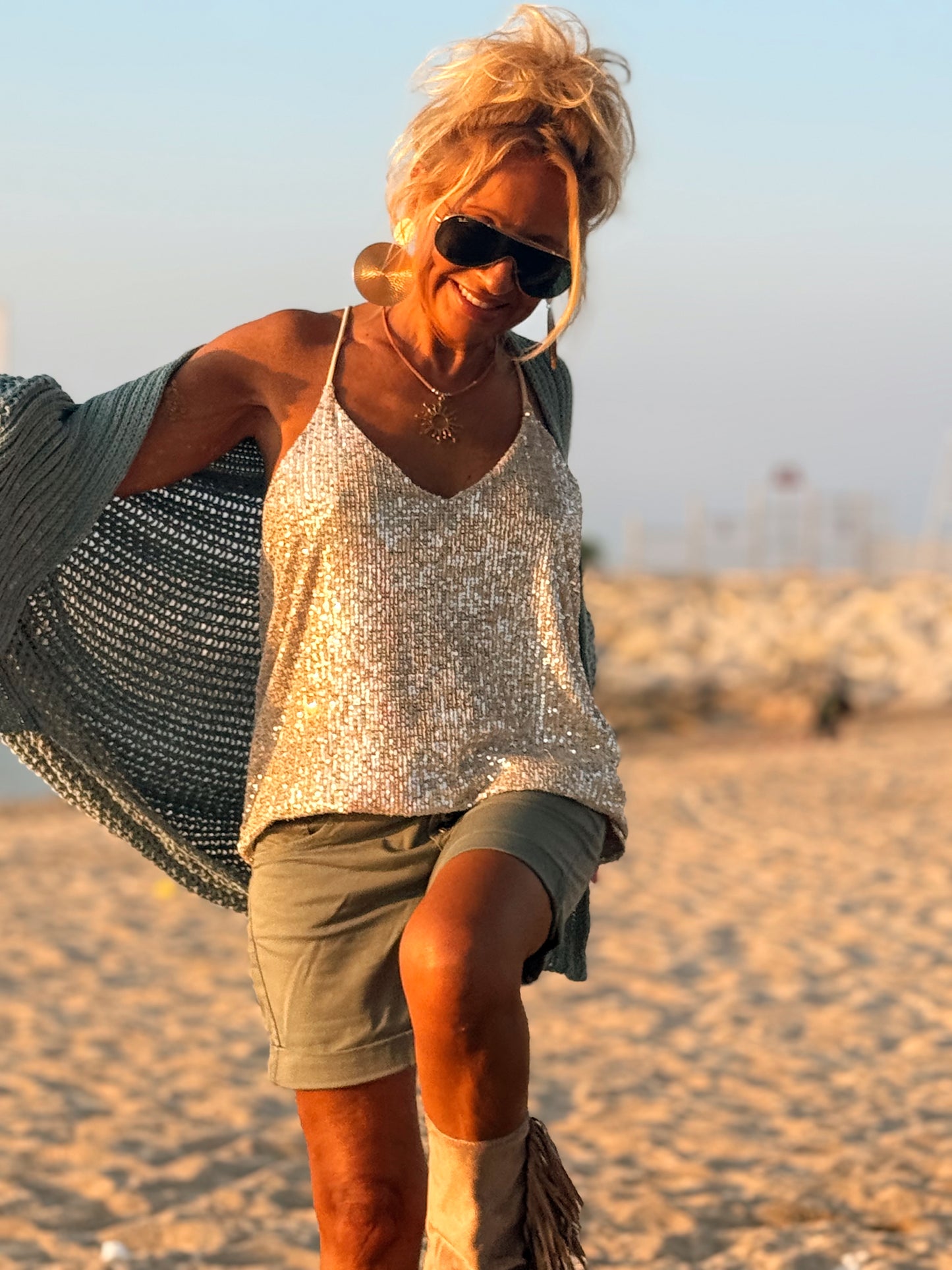 CHAQUETA AGUJERO SABINE MULTICOLOR