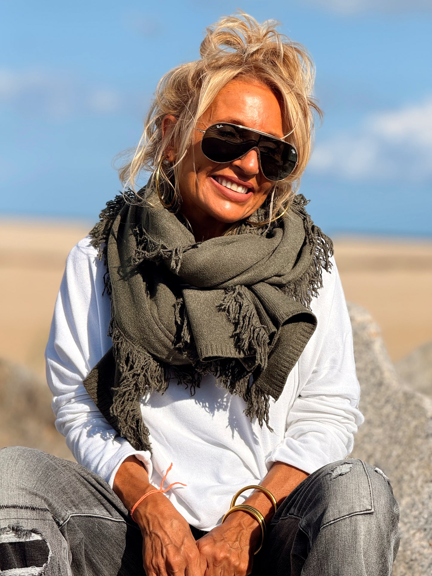 BUFANDA FLECOS CELINE MULTICOLOR