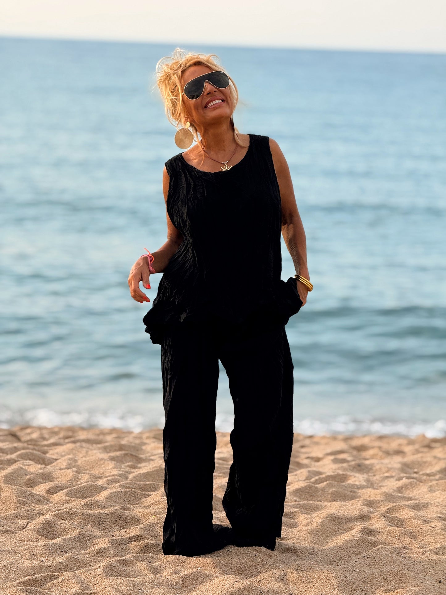 CONJUNTO ARRUGADO MULTICOLOR