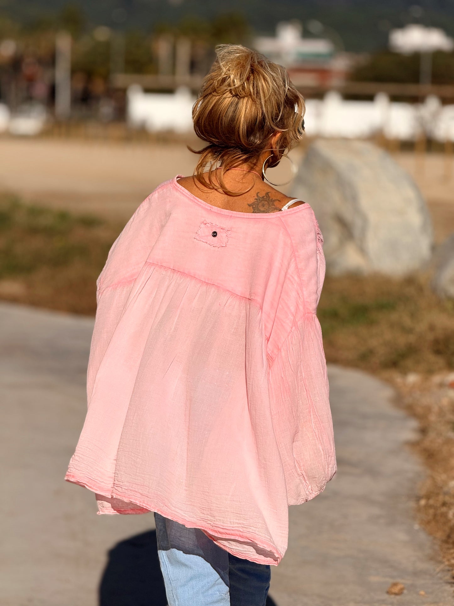 BLUSA SUPER OVERSIZE LUPA MULTICOLOR