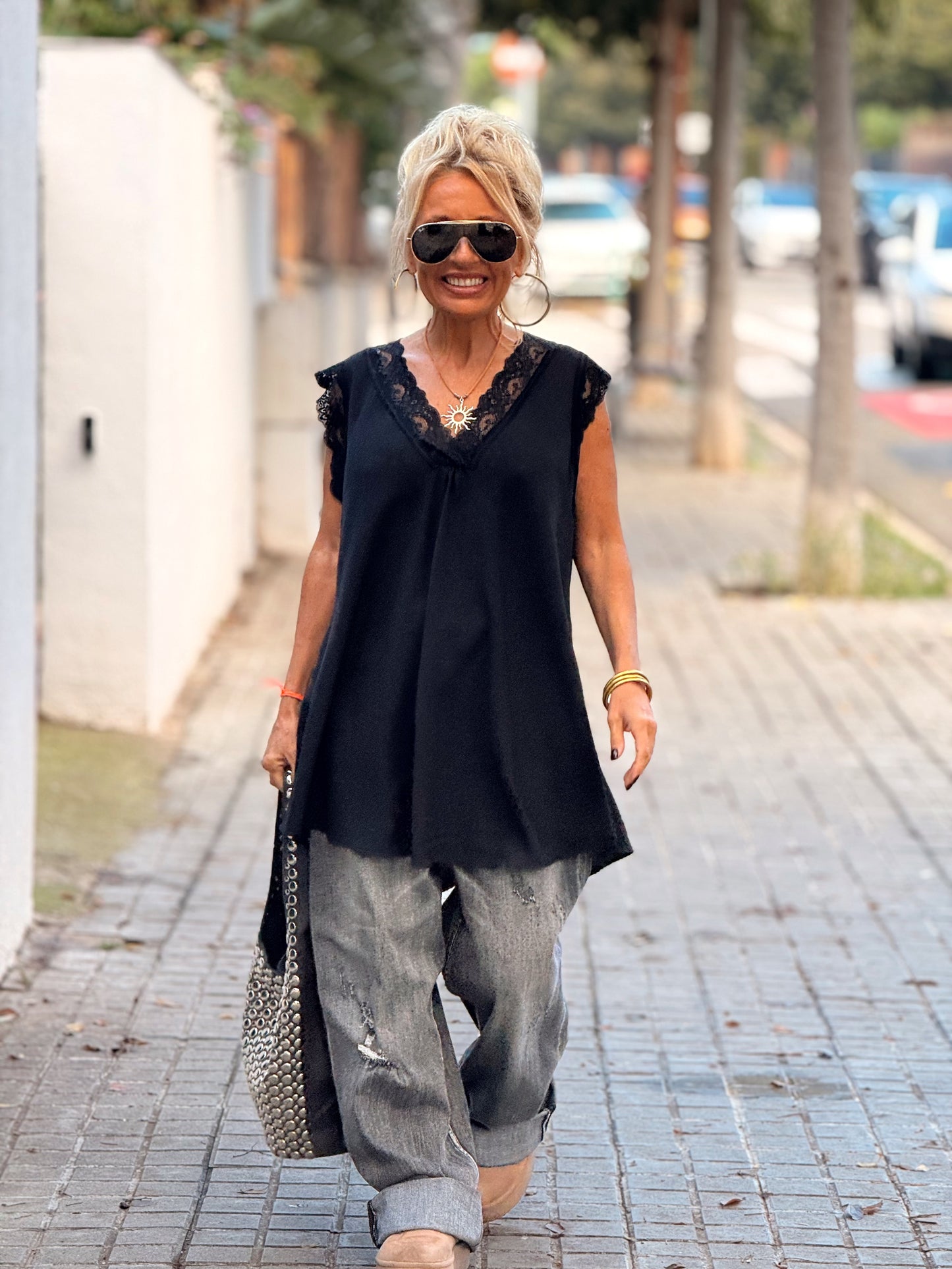 TOP LENCERO SUPER OVERSIZE MAGALY MULTICOLOR