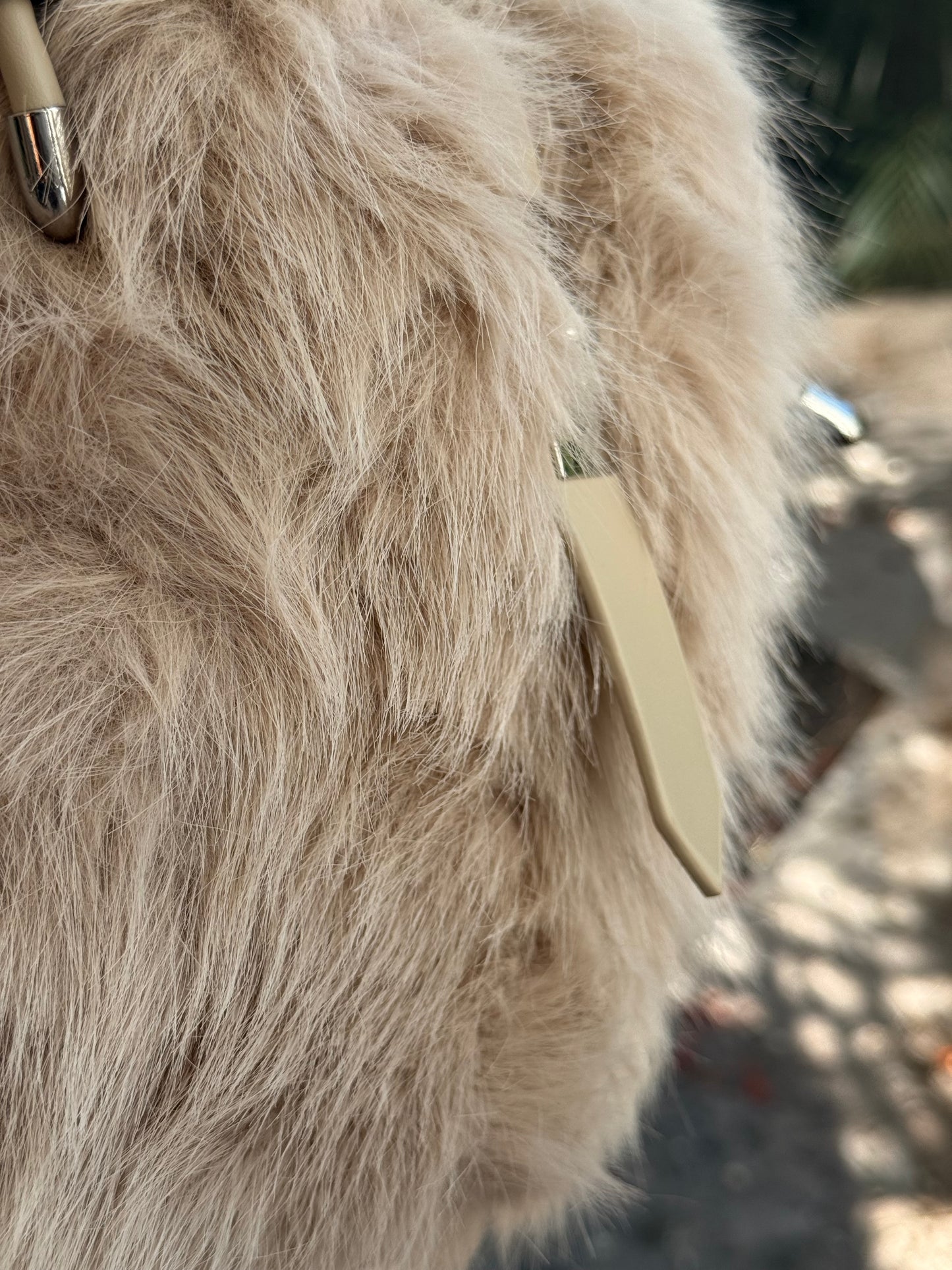 BOLSILLO DE OMBRO PELO SINTÉTICO MULTICOLOR