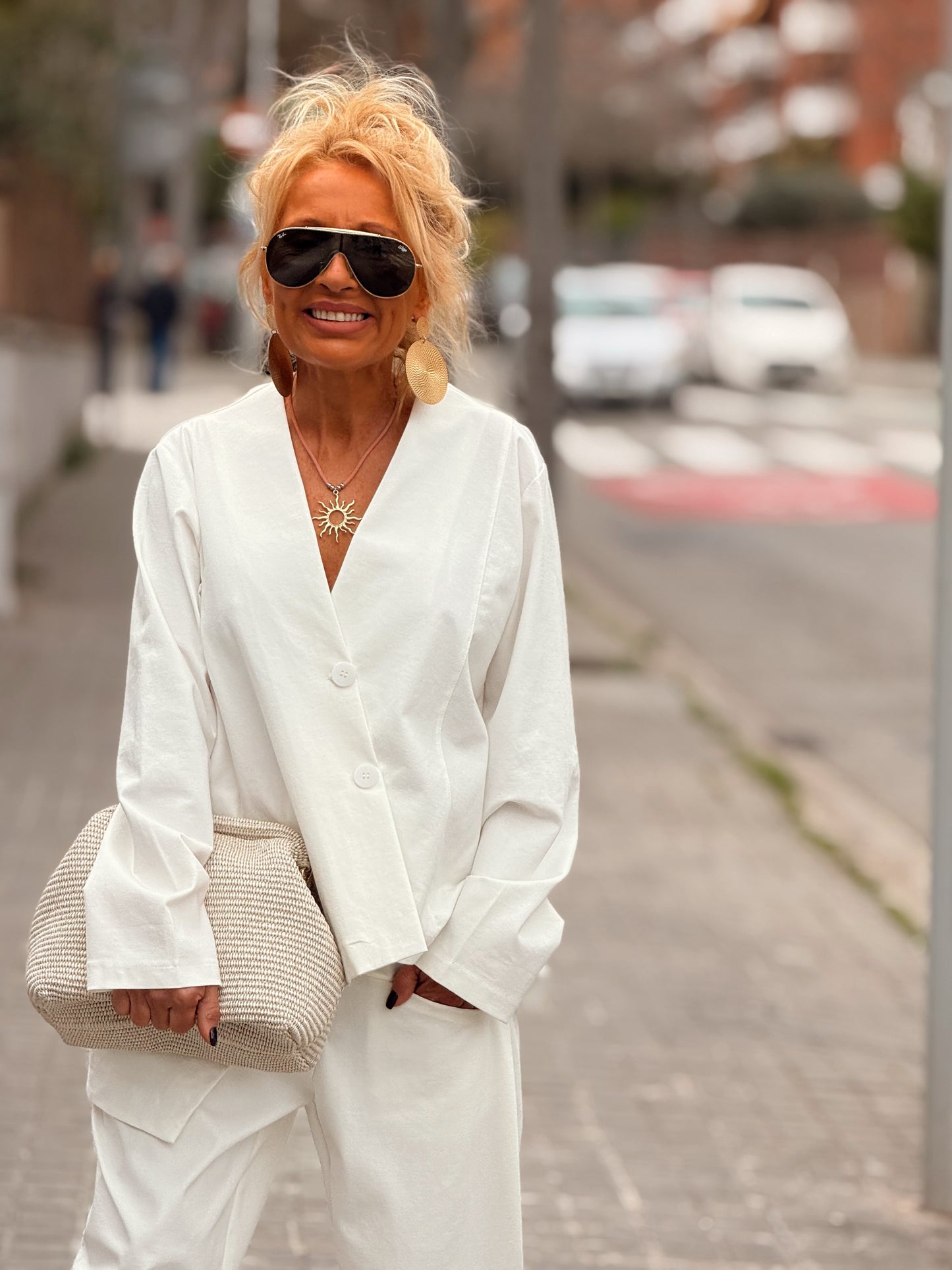 CHAQUETA ASIMÉTRICO VALERIA MULTICOLOR