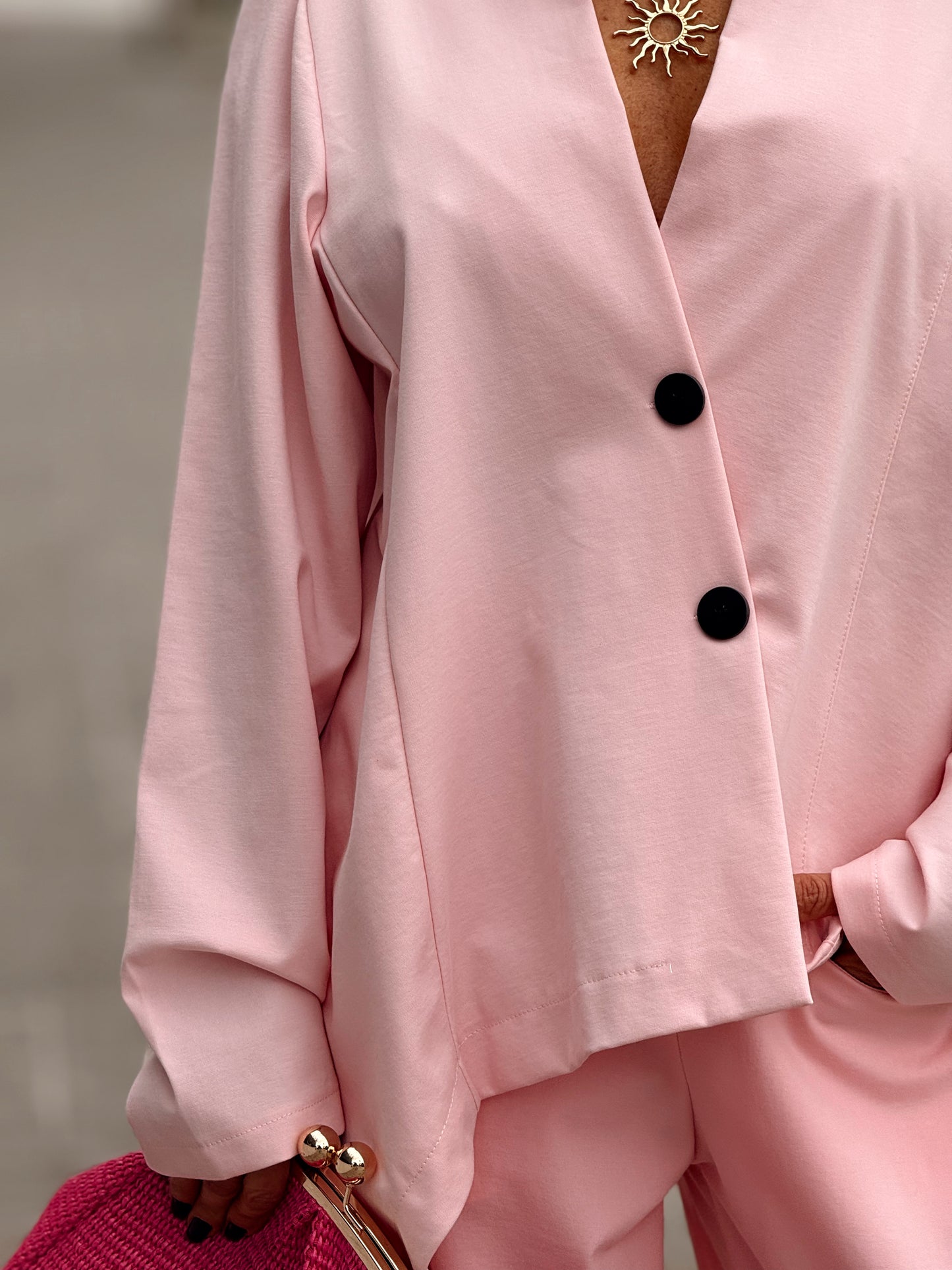 CHAQUETA ASIMÉTRICO VALERIA MULTICOLOR