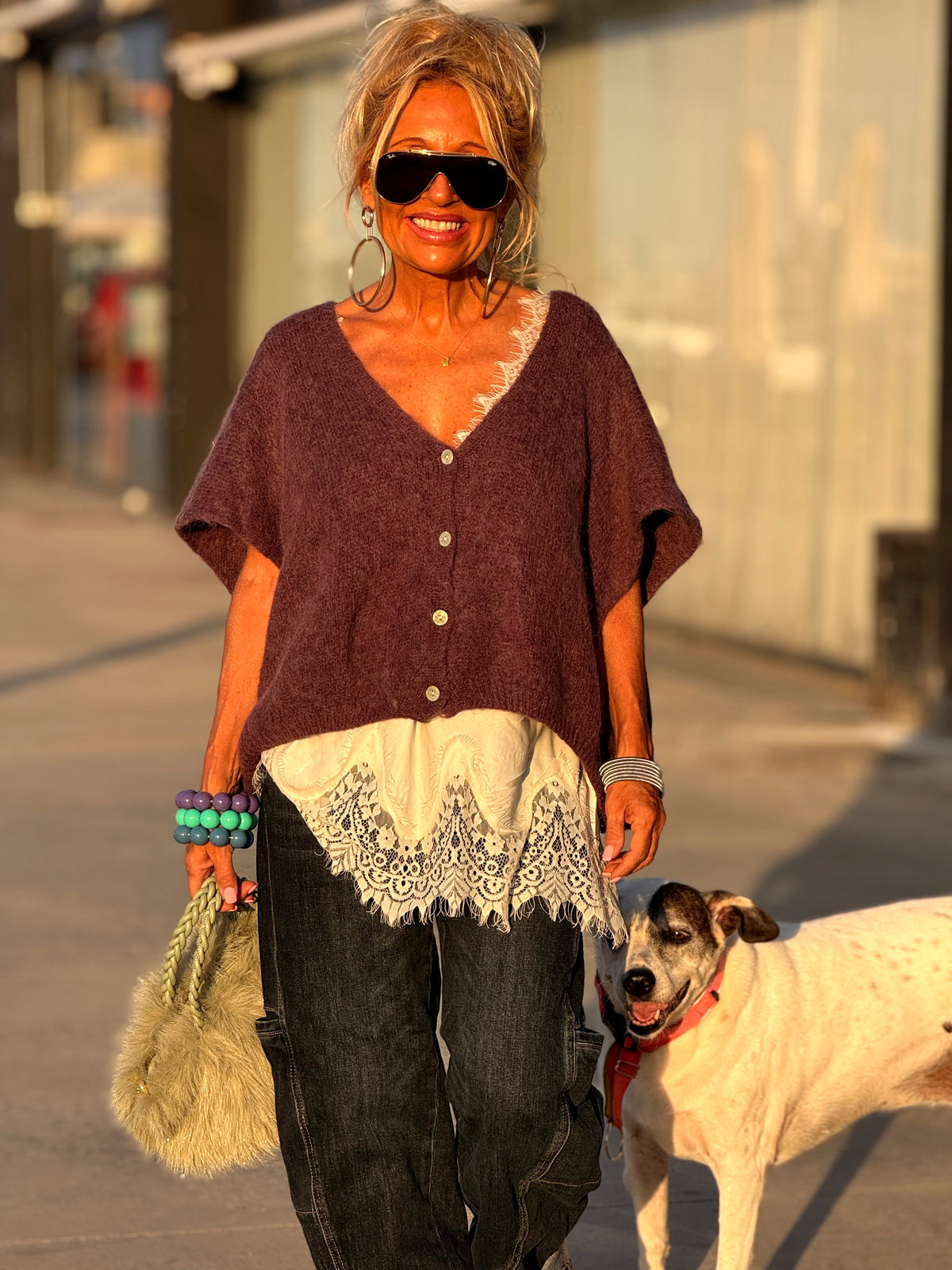 CHALECO OVERSIZE MARIANA MULTICOLOR