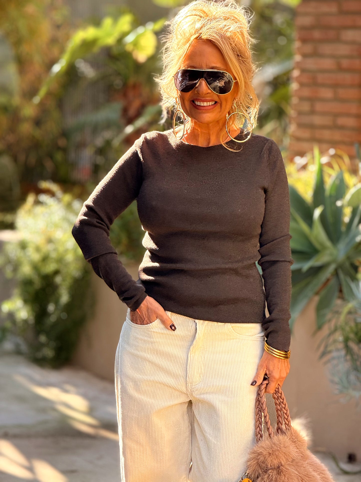 JERSEY DE PUNTO AJUSTADO MULTICOLOR