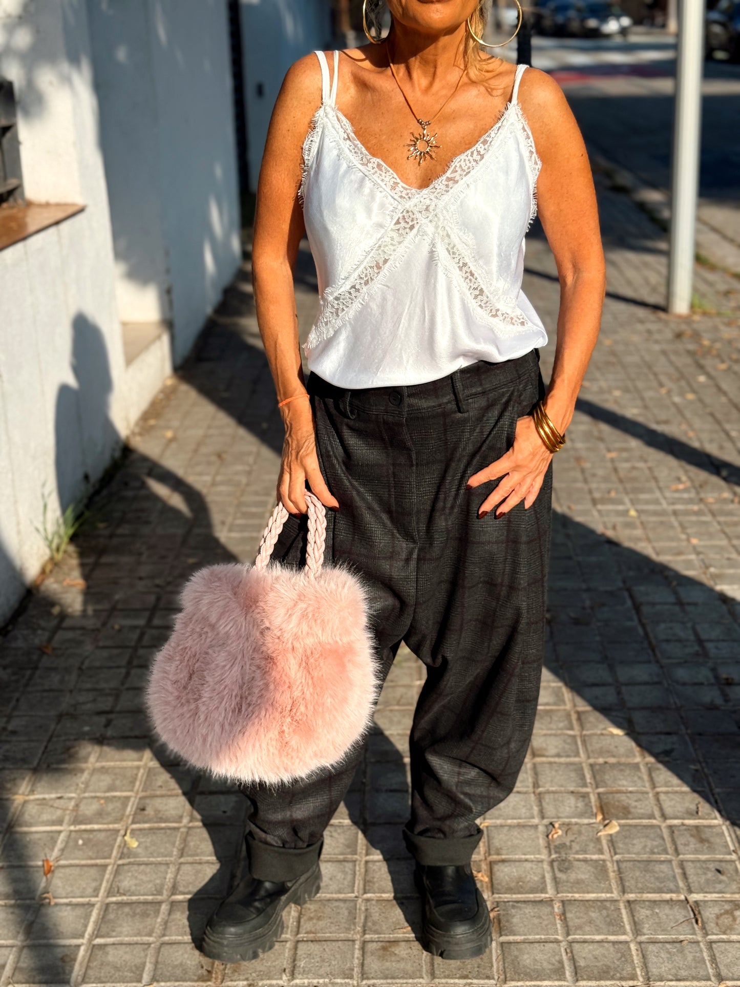 TOP LENCERO MICA BLANCO