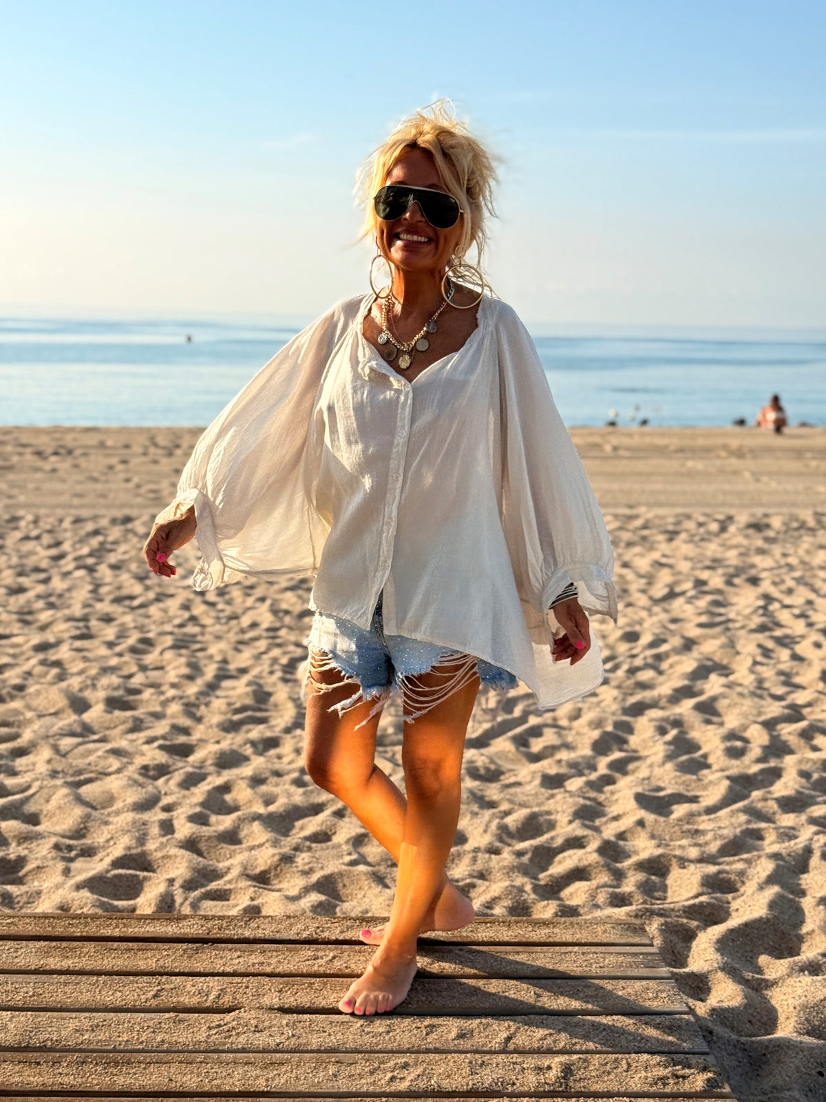 BLUSA OVERSIZE NINA MULTICOLOR