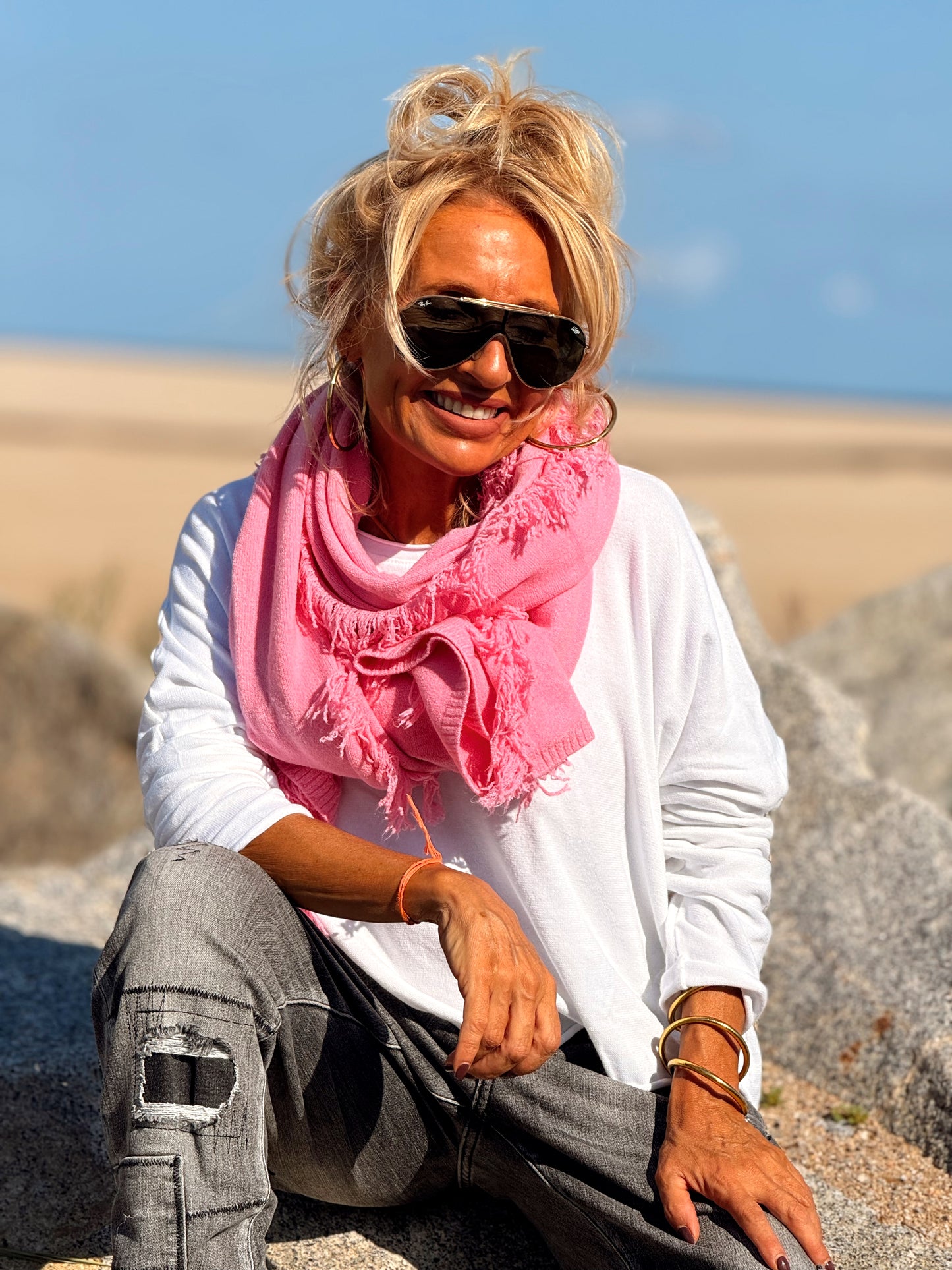 BUFANDA FLECOS CELINE MULTICOLOR