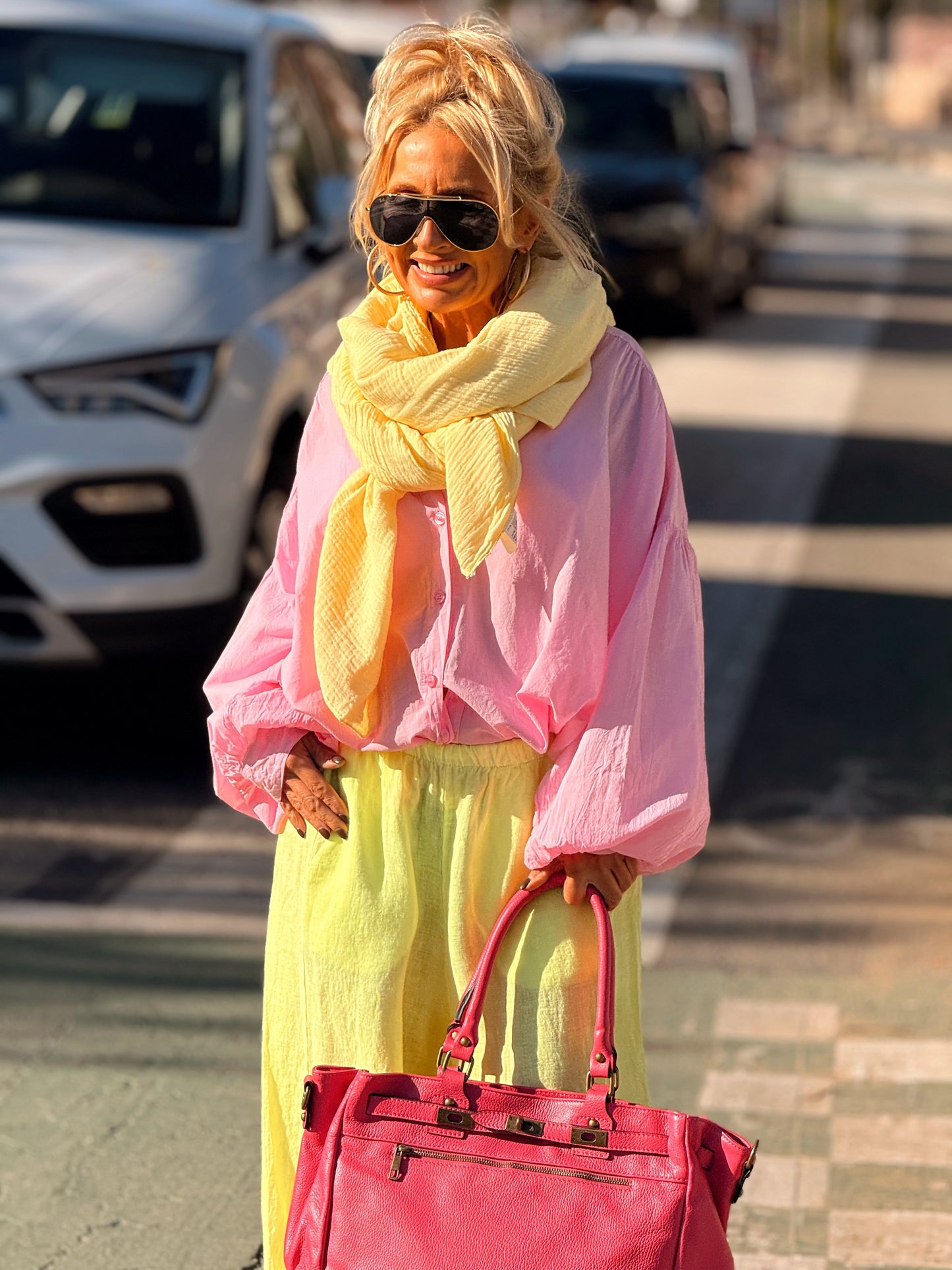 PAÑUELO PAREO PANAL MULTICOLOR