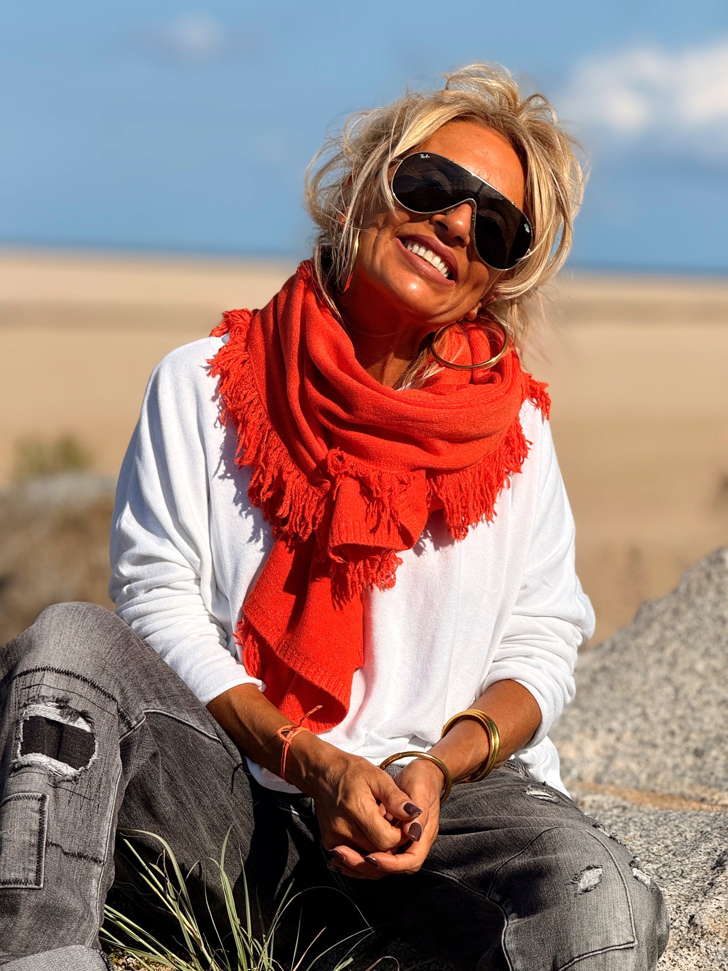 BUFANDA FLECOS CELINE MULTICOLOR