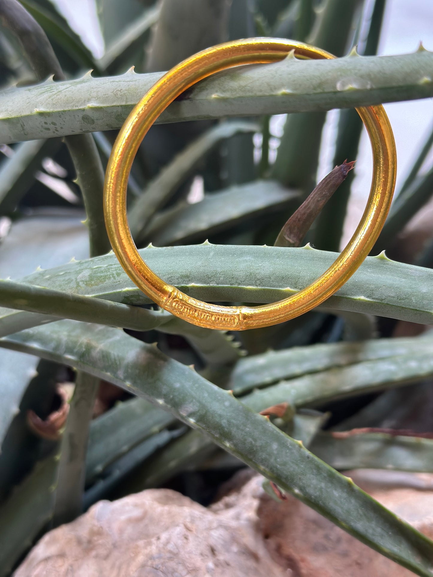 PULSERA DE SUERTE PAN DE ORO DORADO