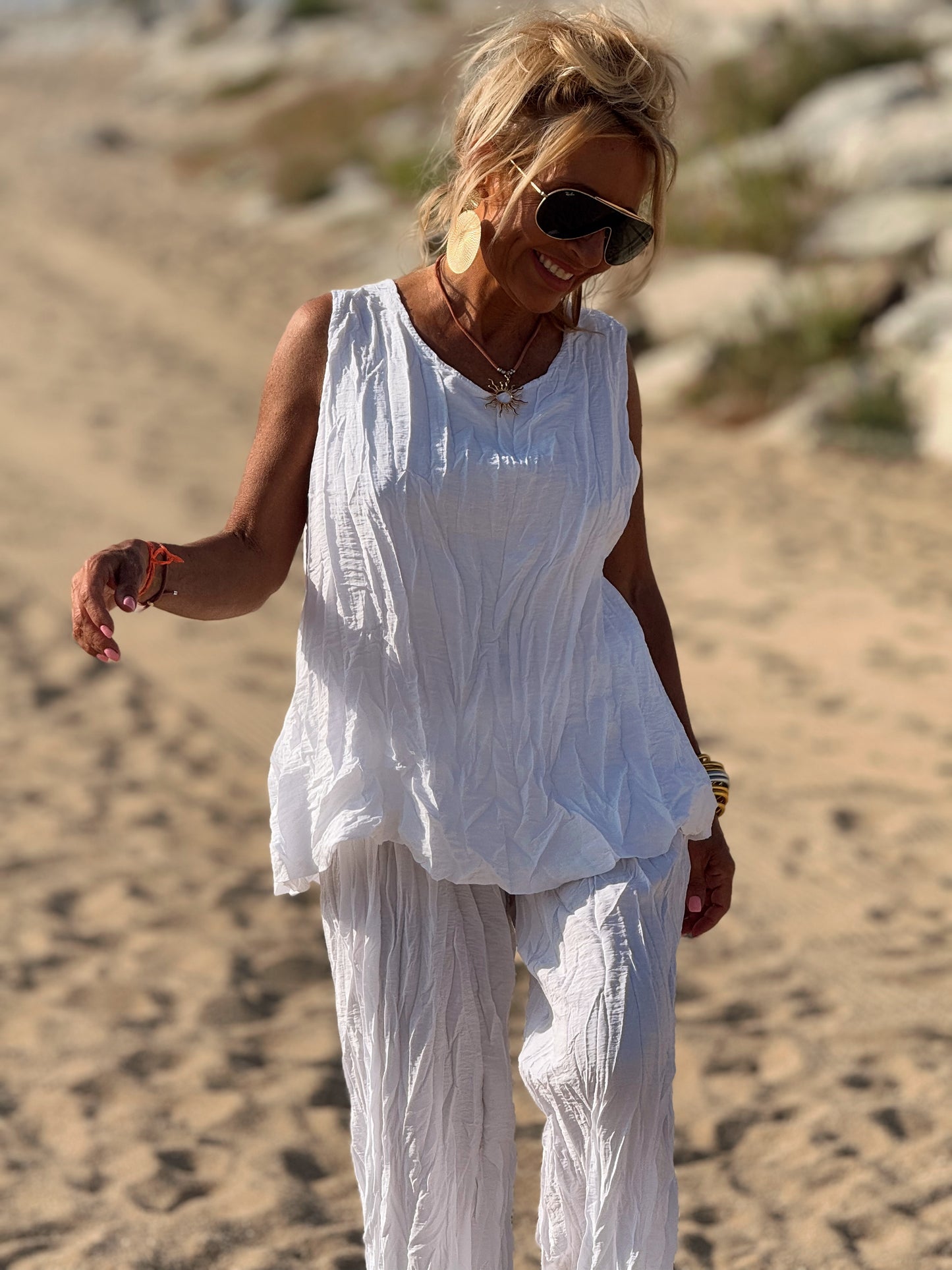 CONJUNTO ARRUGADO MULTICOLOR