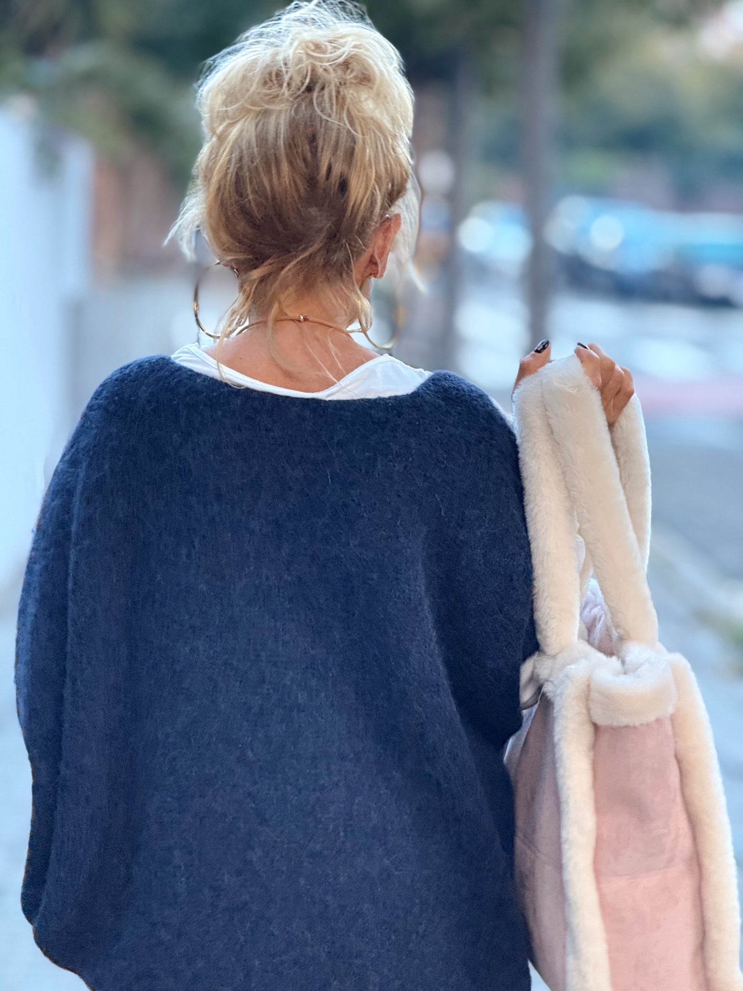 JERSEY-CHALECO DE PUNTO SUPER OVERSIZE LUANA MULTICOLOR