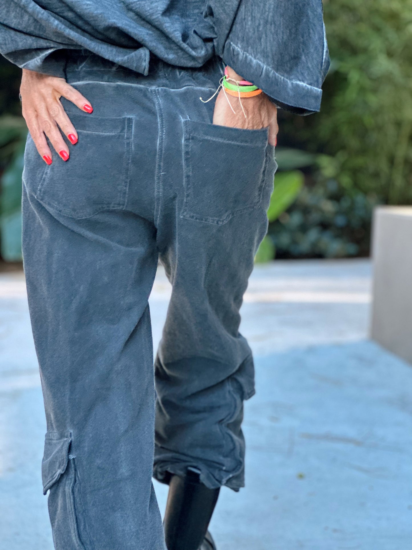PANTALON COWBOY MANON GRIS ANTRACITA