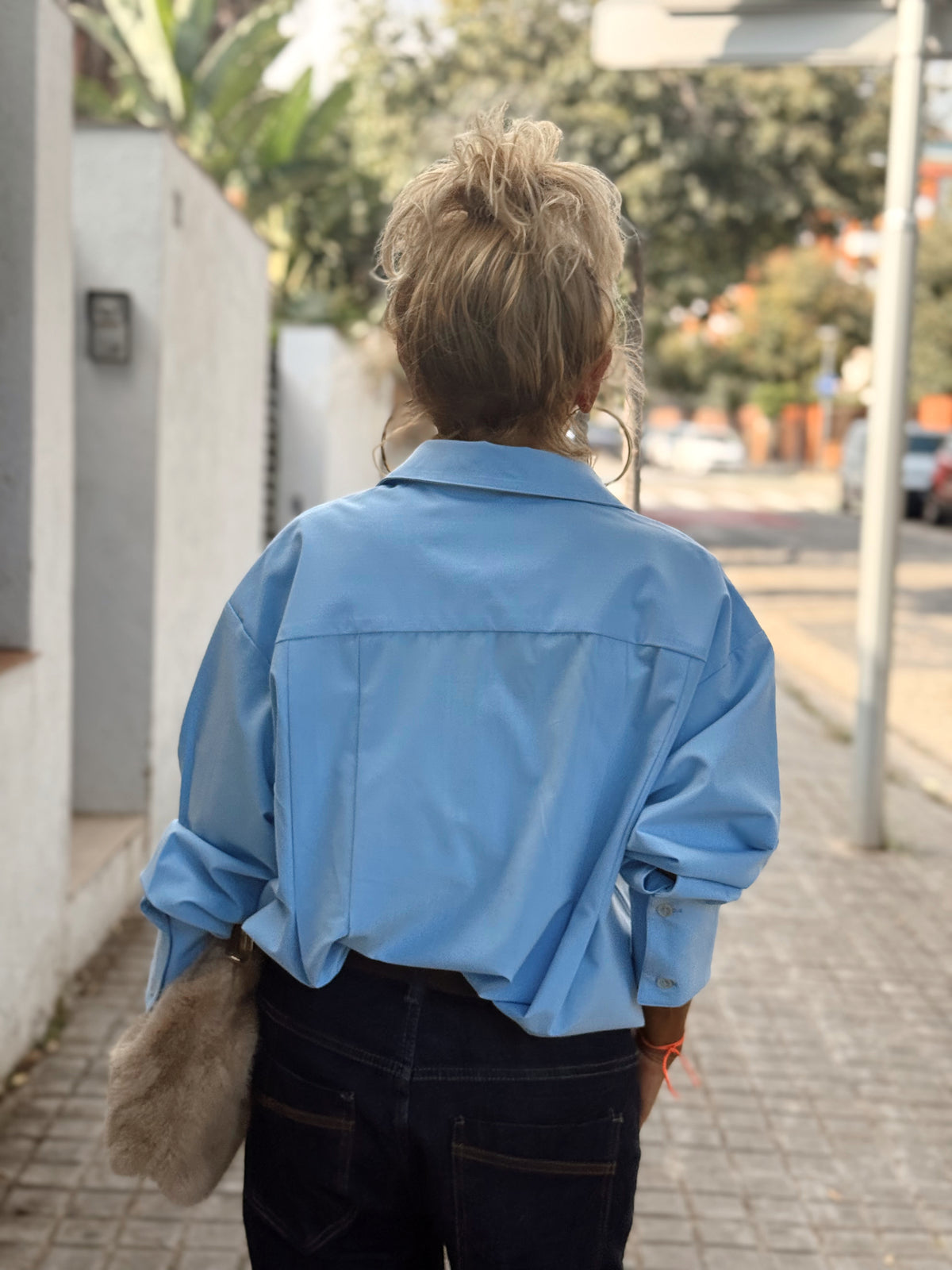 CAMISA CON PLIEGUES FILIPA MULTICOLOR
