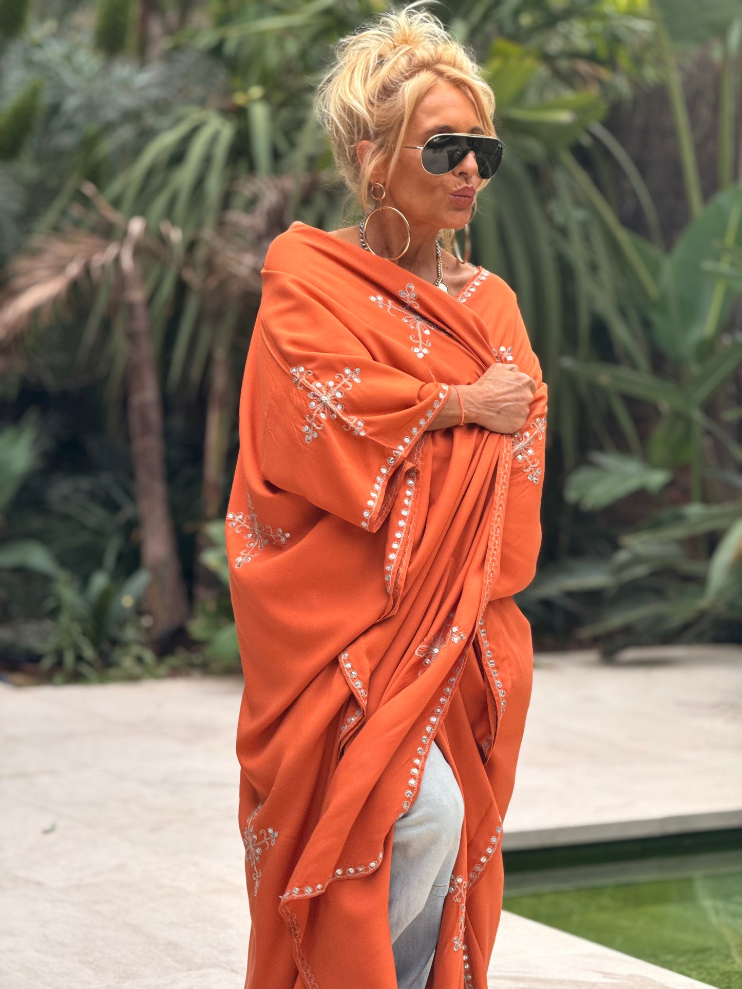 KIMONO SUPER OVERSIZE MENORCA MULTICOLOR