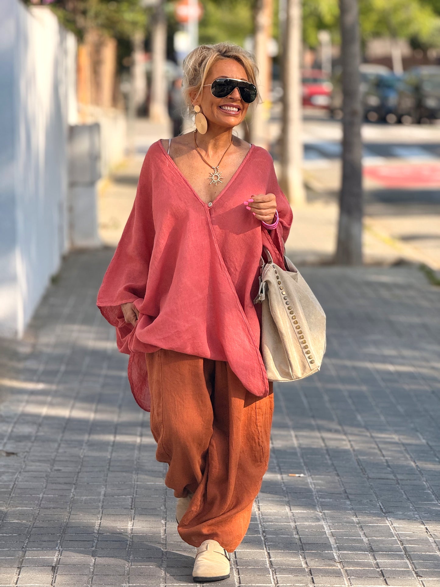 BLUSA SÚPER OVERSIZE MARIO MULTICOLOR