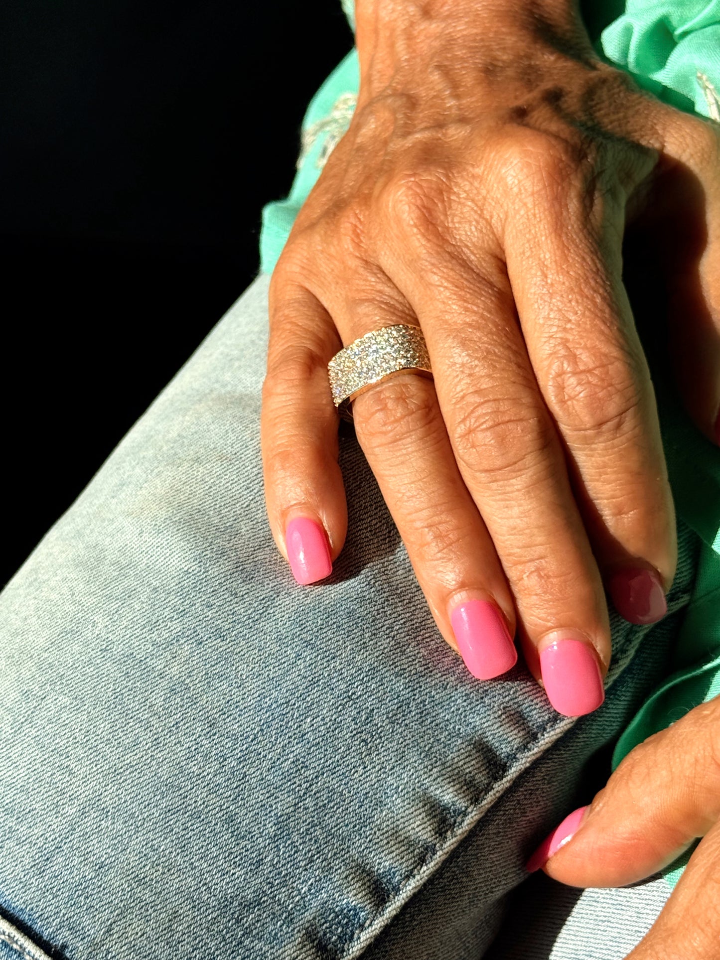 ANILLO BRILLANTE MULTICOLOR