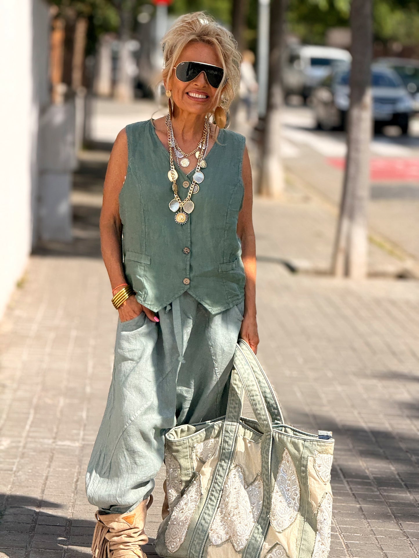 CHALECO ANOUK MULTICOLOR