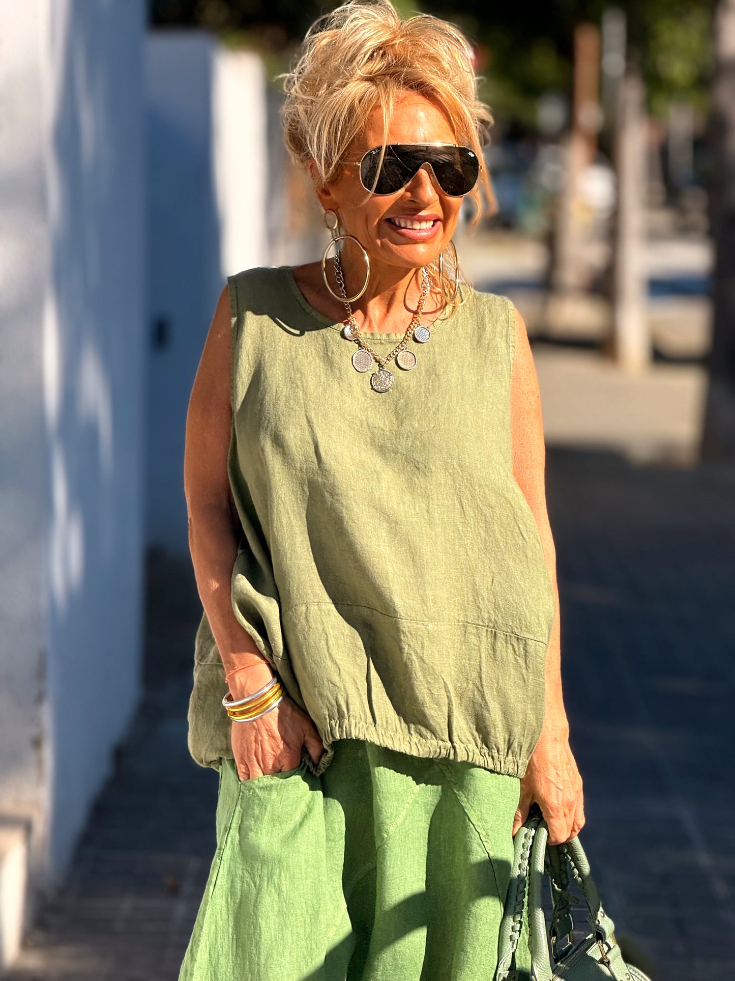 BLUSA LINO ARTHUR MULTICOLOR