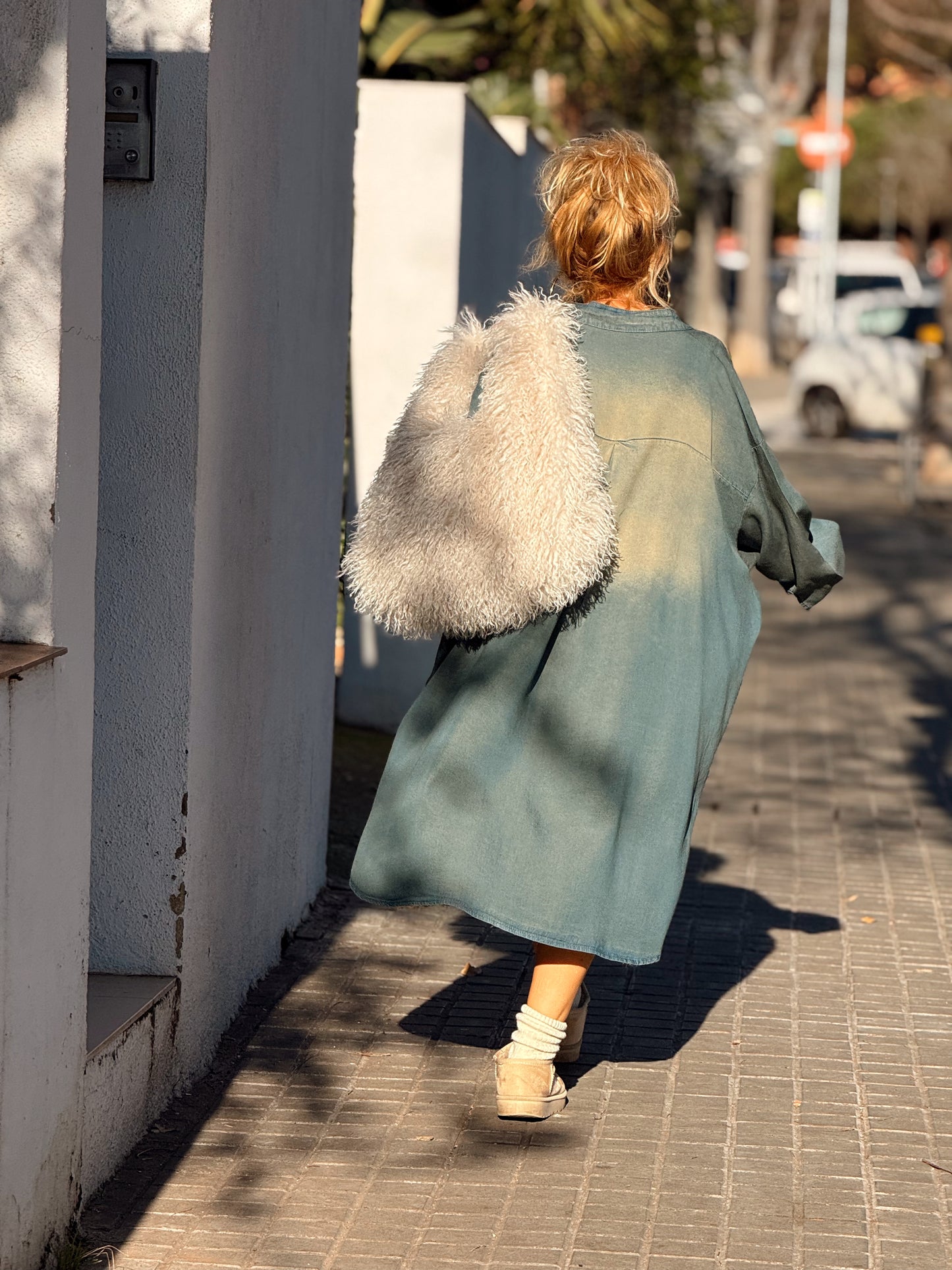 CAMISA-VESTIDO OVERSIZE VAQUEROS MAGDA MULTICOLOR