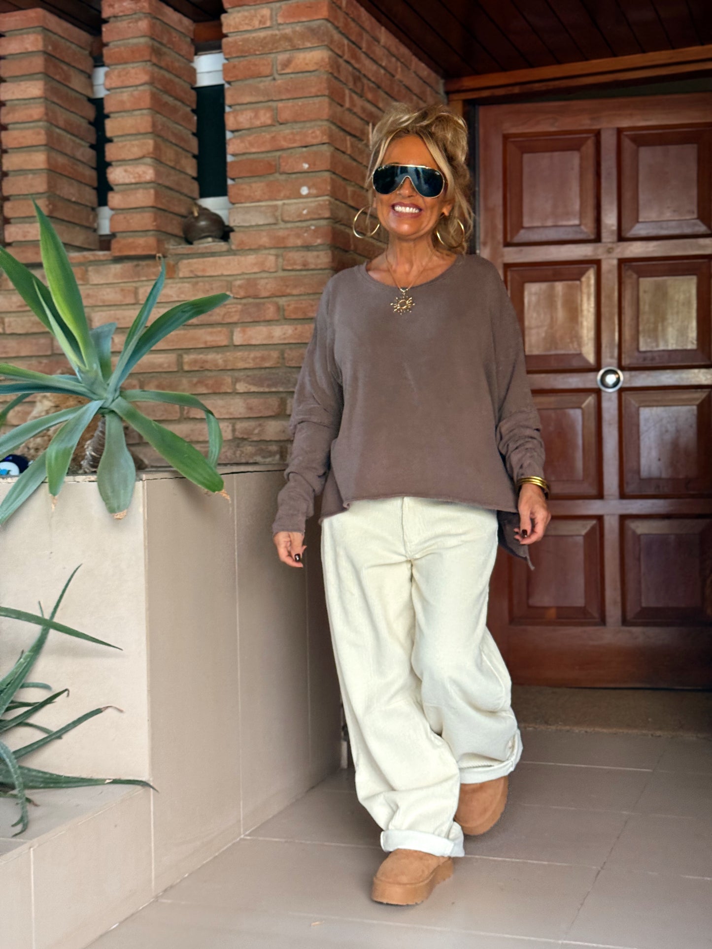 CAMISETA DESGASTADA OVERSIZE DANI MULTICOLOR