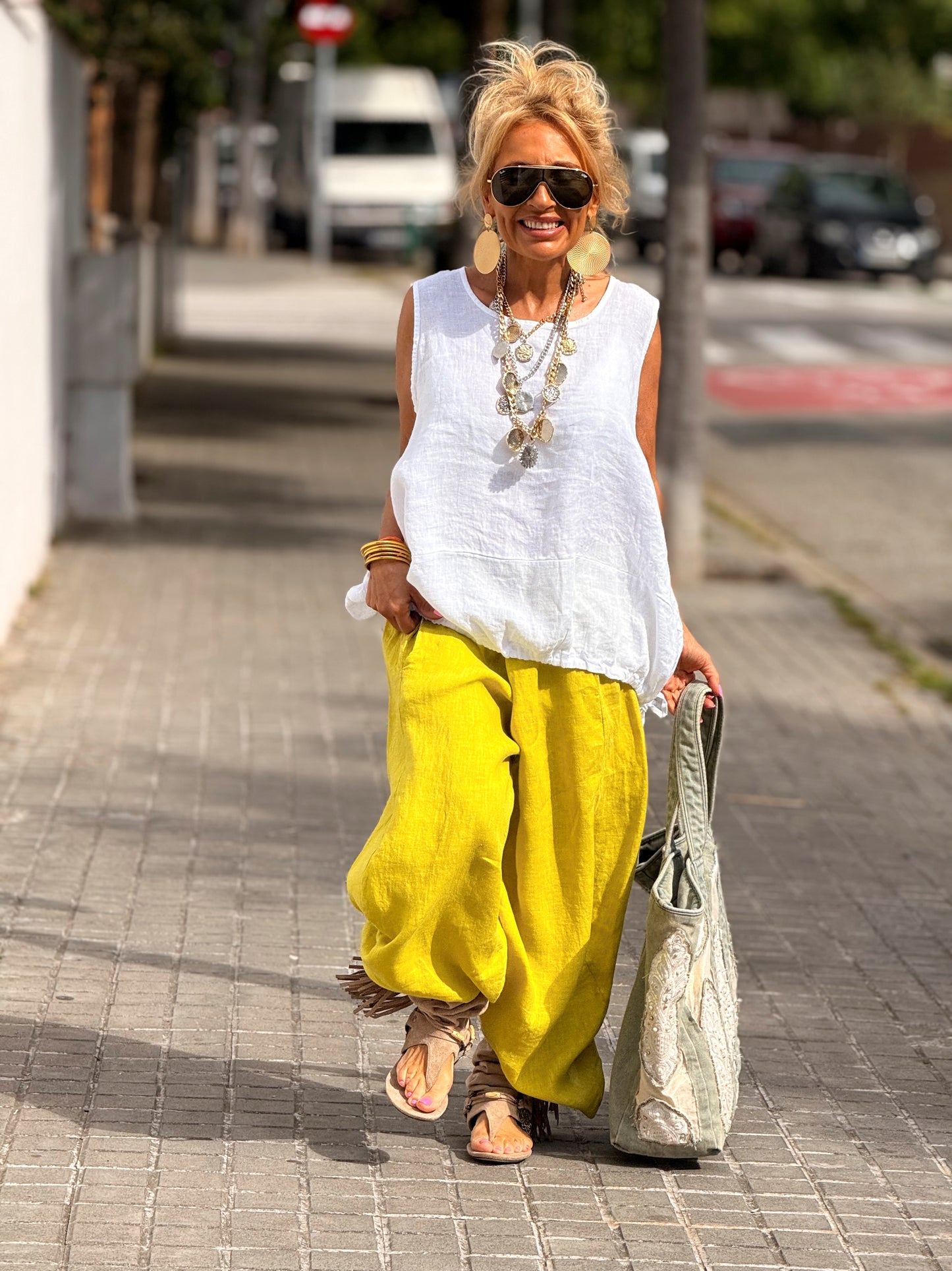 PANTALON OVERSIZE EDEN MULTICOLOR