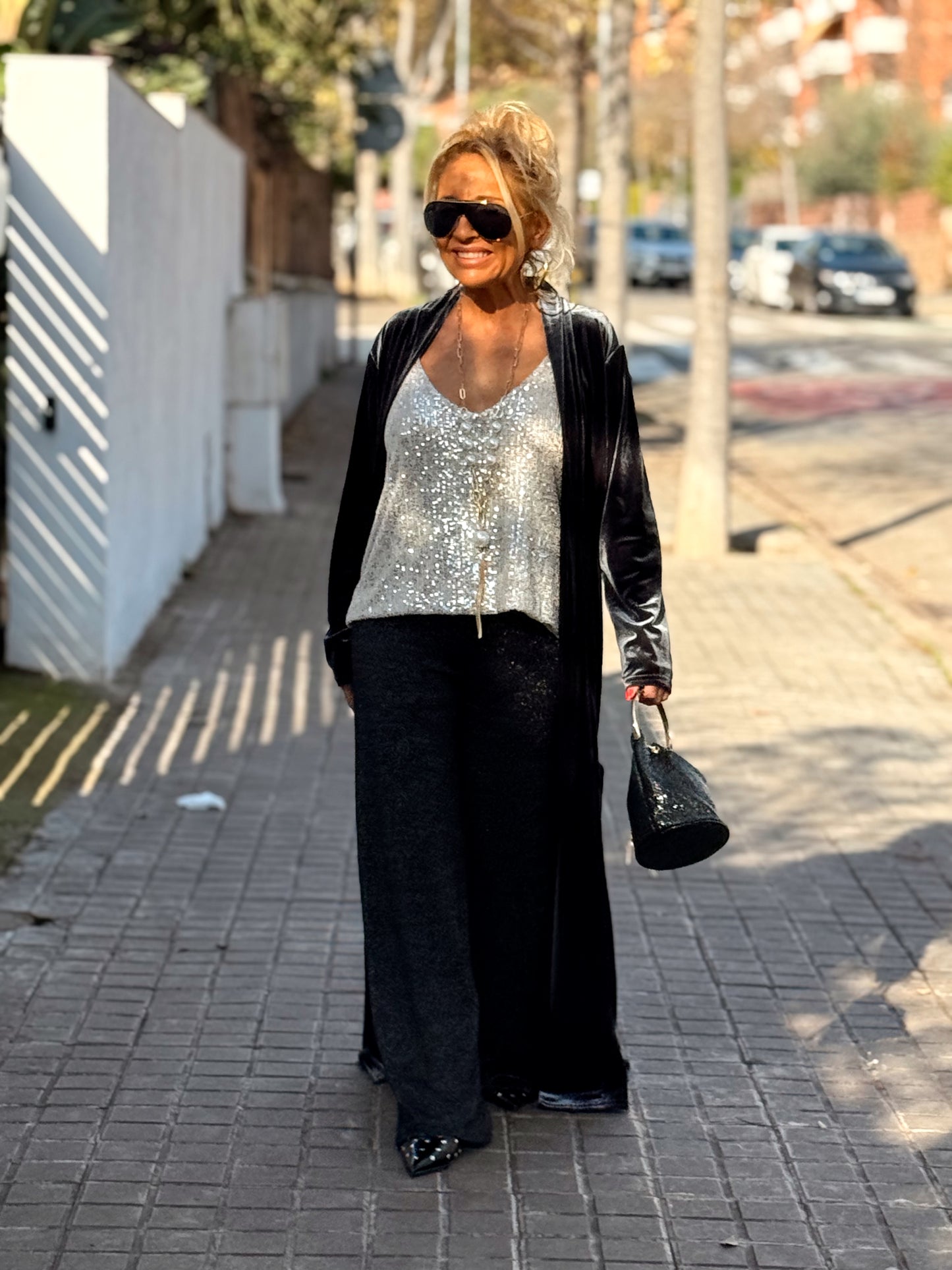 KIMONO LARGO OVERSIZE TERCIOPELO MULTICOLOR