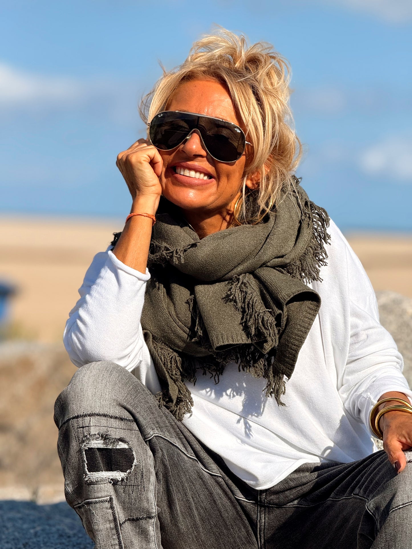 BUFANDA FLECOS CELINE MULTICOLOR