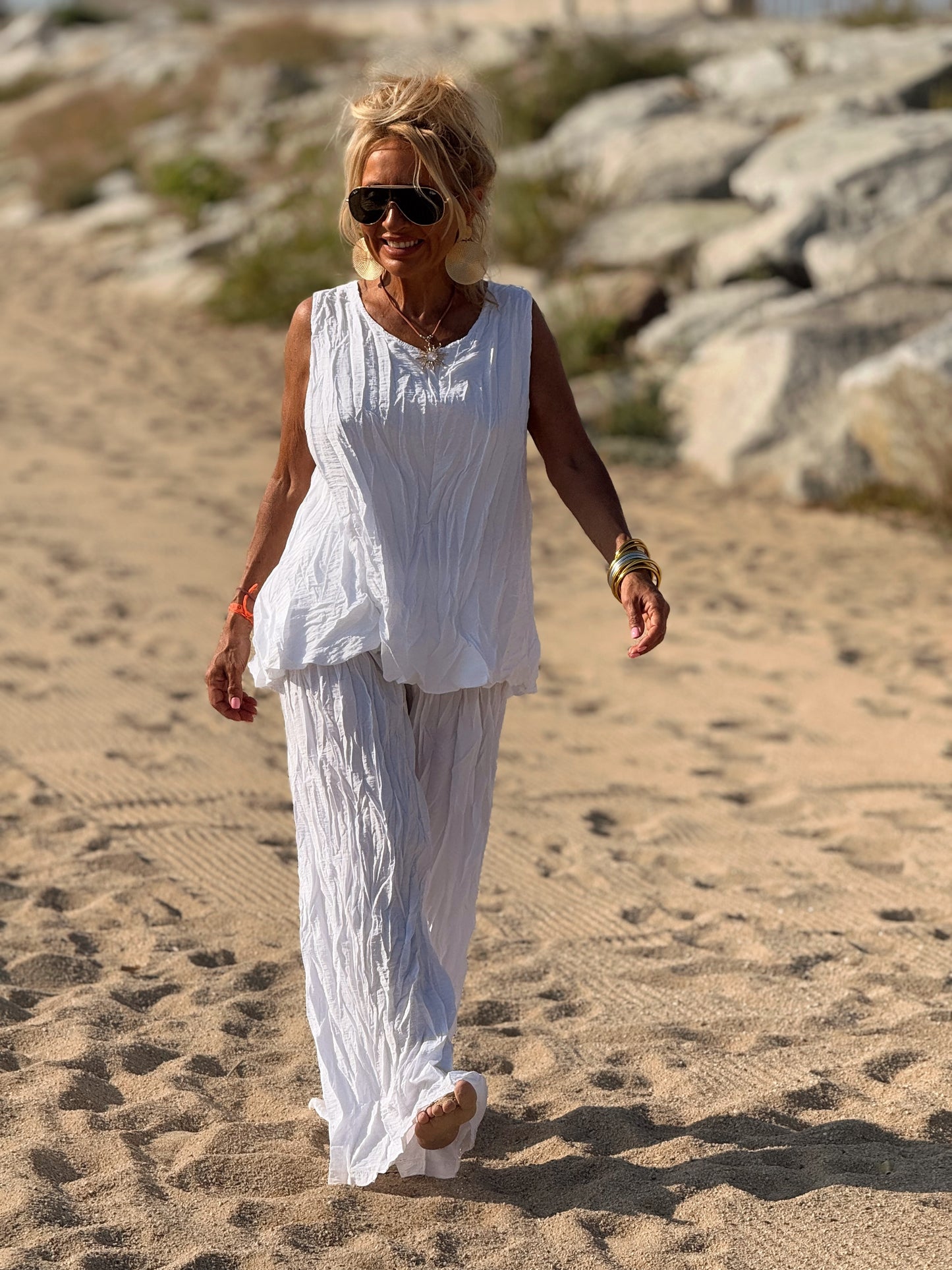 CONJUNTO ARRUGADO MULTICOLOR