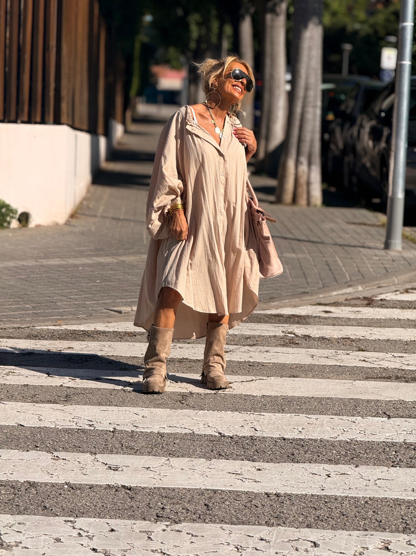 VESTIDO OVERSIZE NINA MULTICOLOR
