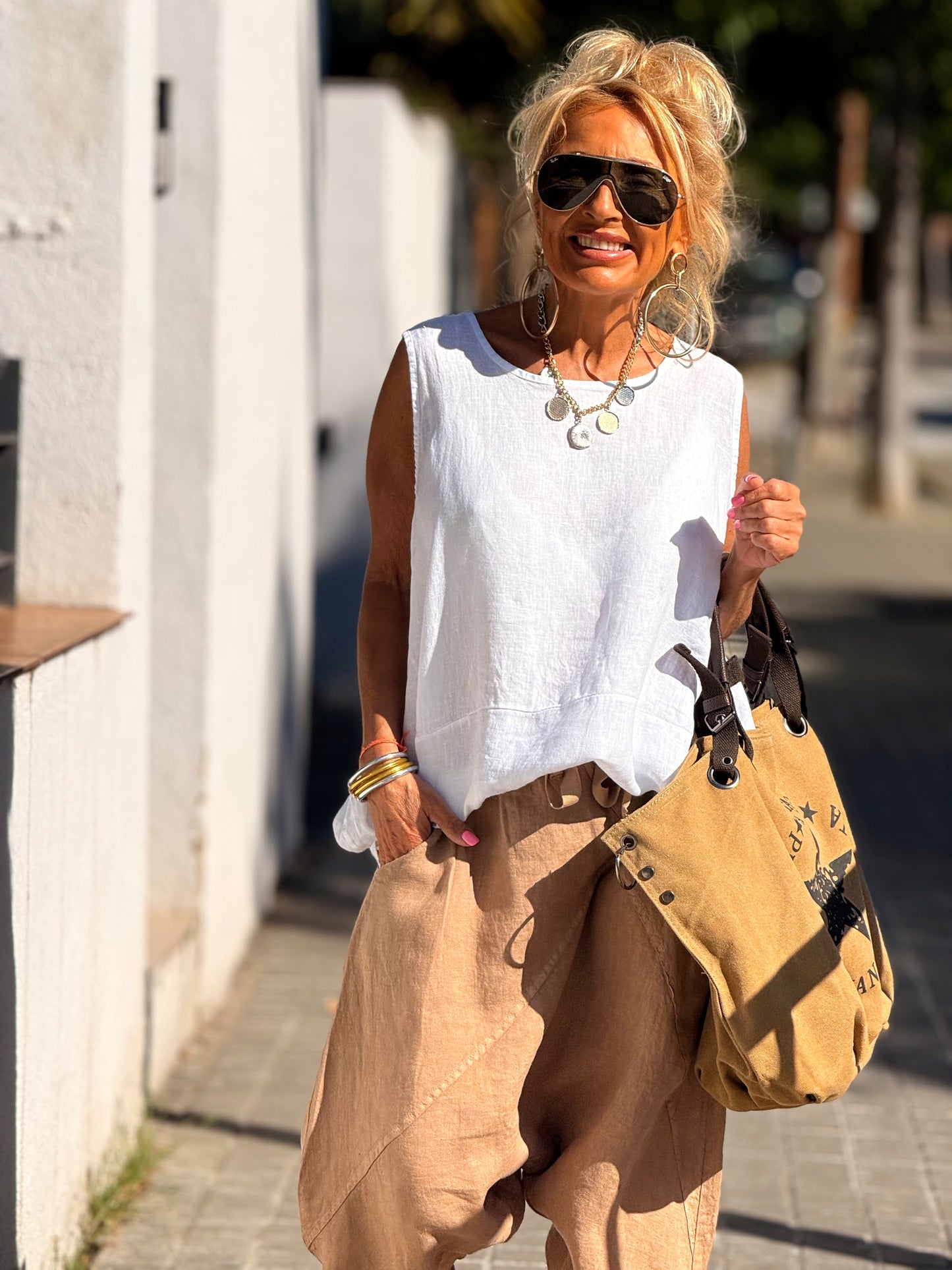 BLUSA LINO ARTHUR MULTICOLOR