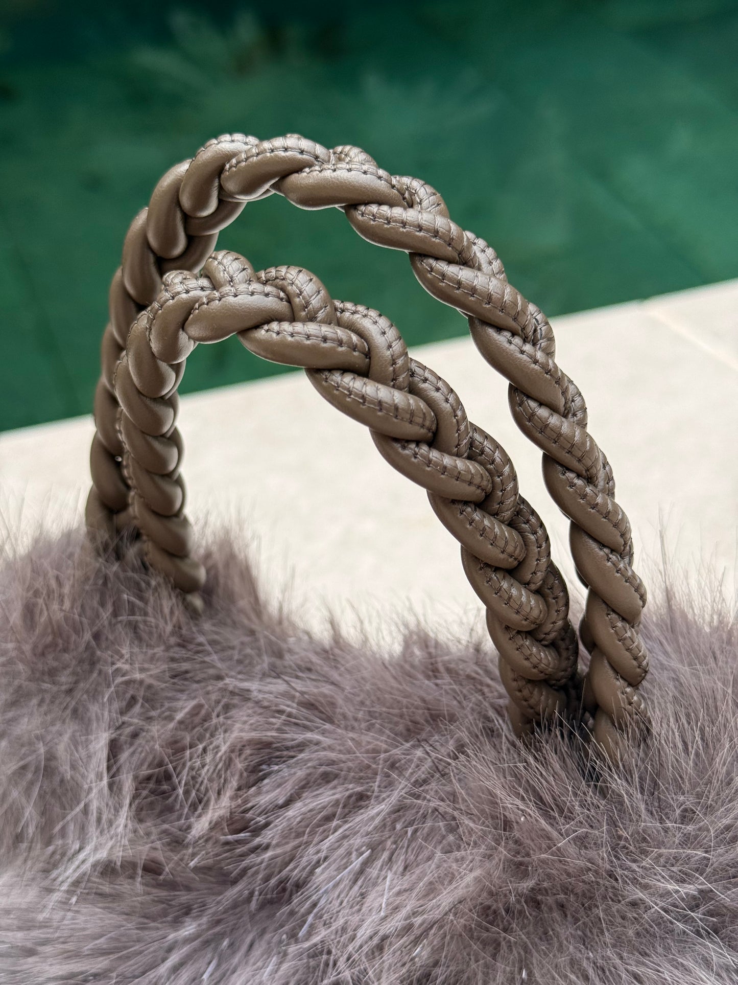 BOLSO PEQUEÑO PELO SINTÉTICO STOCKHOLM MULTICOLOR