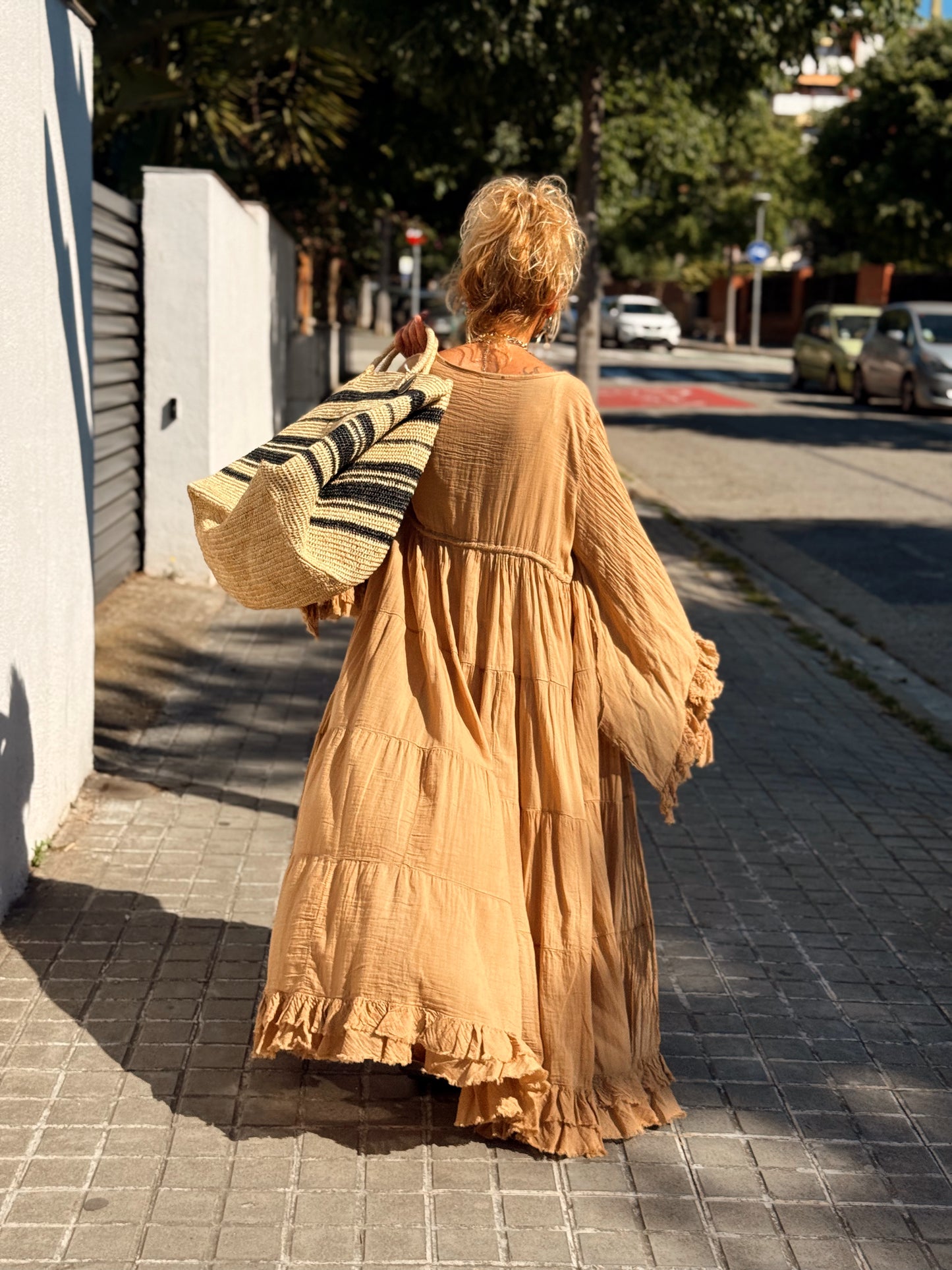 KIMONO SUPER OVERSIZE BOHO MULTICOLOR