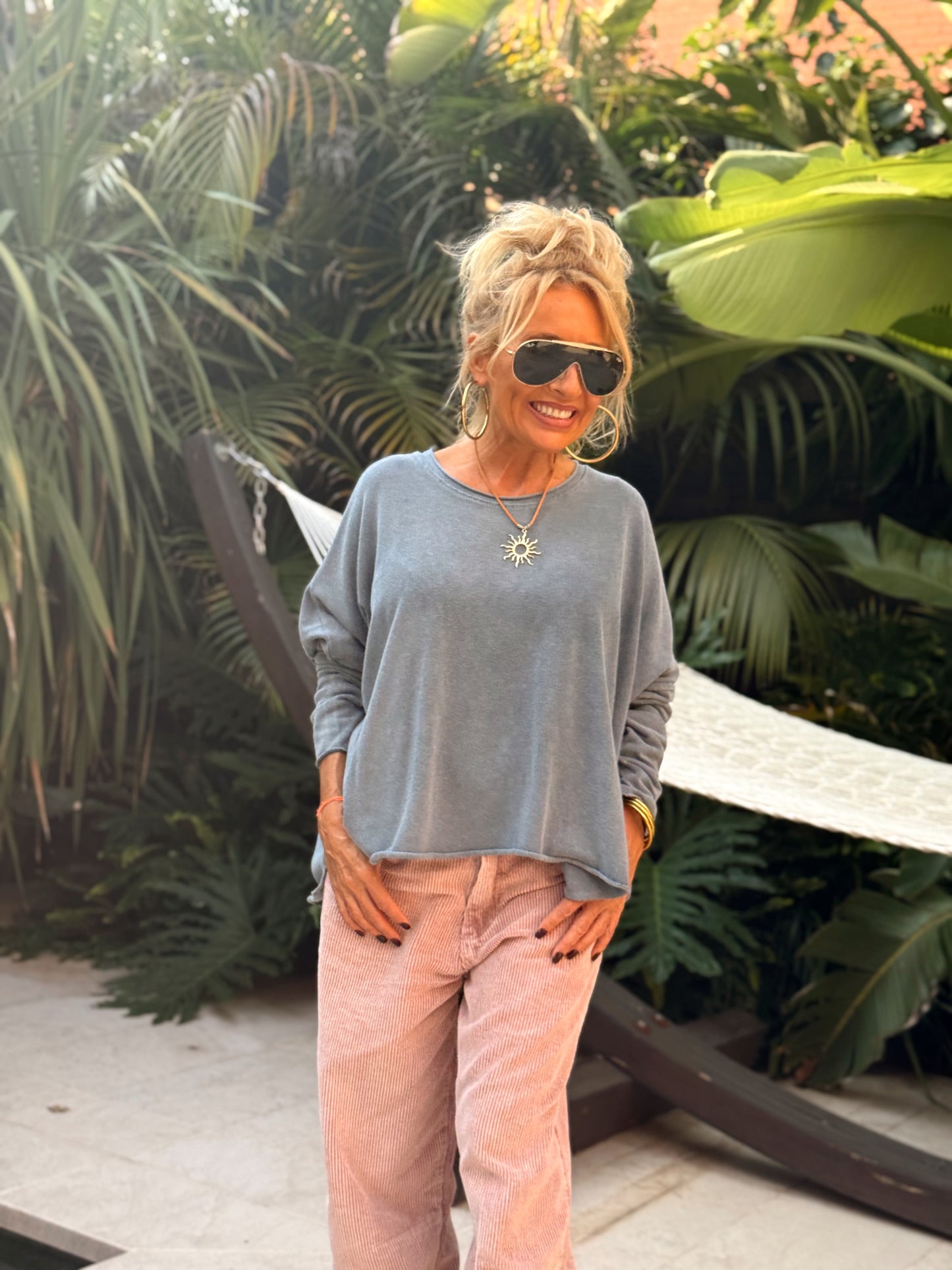 CAMISETA DESGASTADA OVERSIZE DANI MULTICOLOR